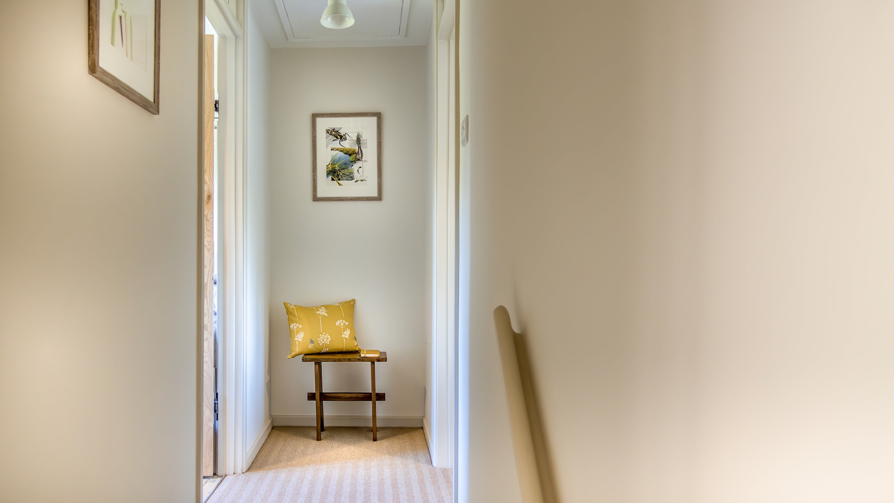 The first-floor hallway at Cladium, Cambridgeshire