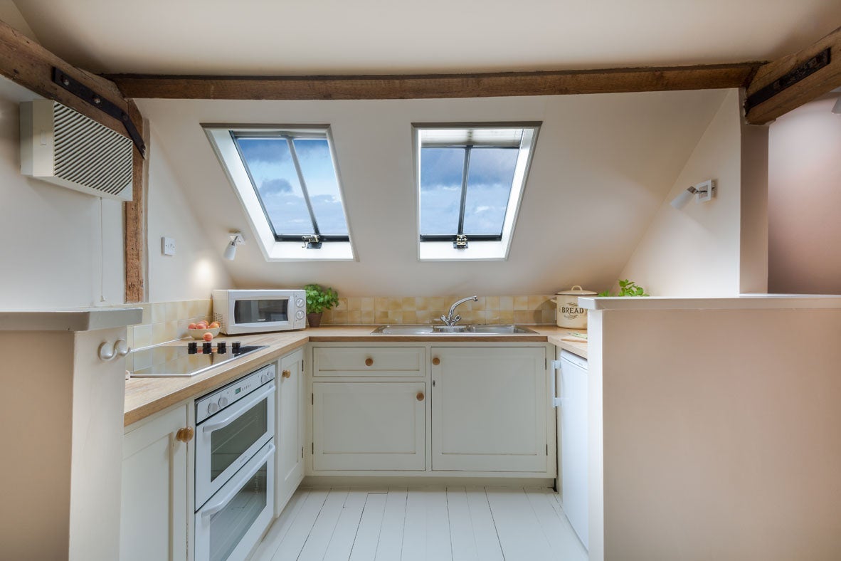 Interior kitchen of Coach House Loft, Wisbech, Cambridgeshire