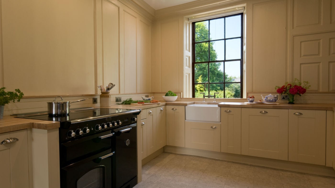 The kitchen at Wainman House, near Peckover House, Wisbech, Cambridgeshire