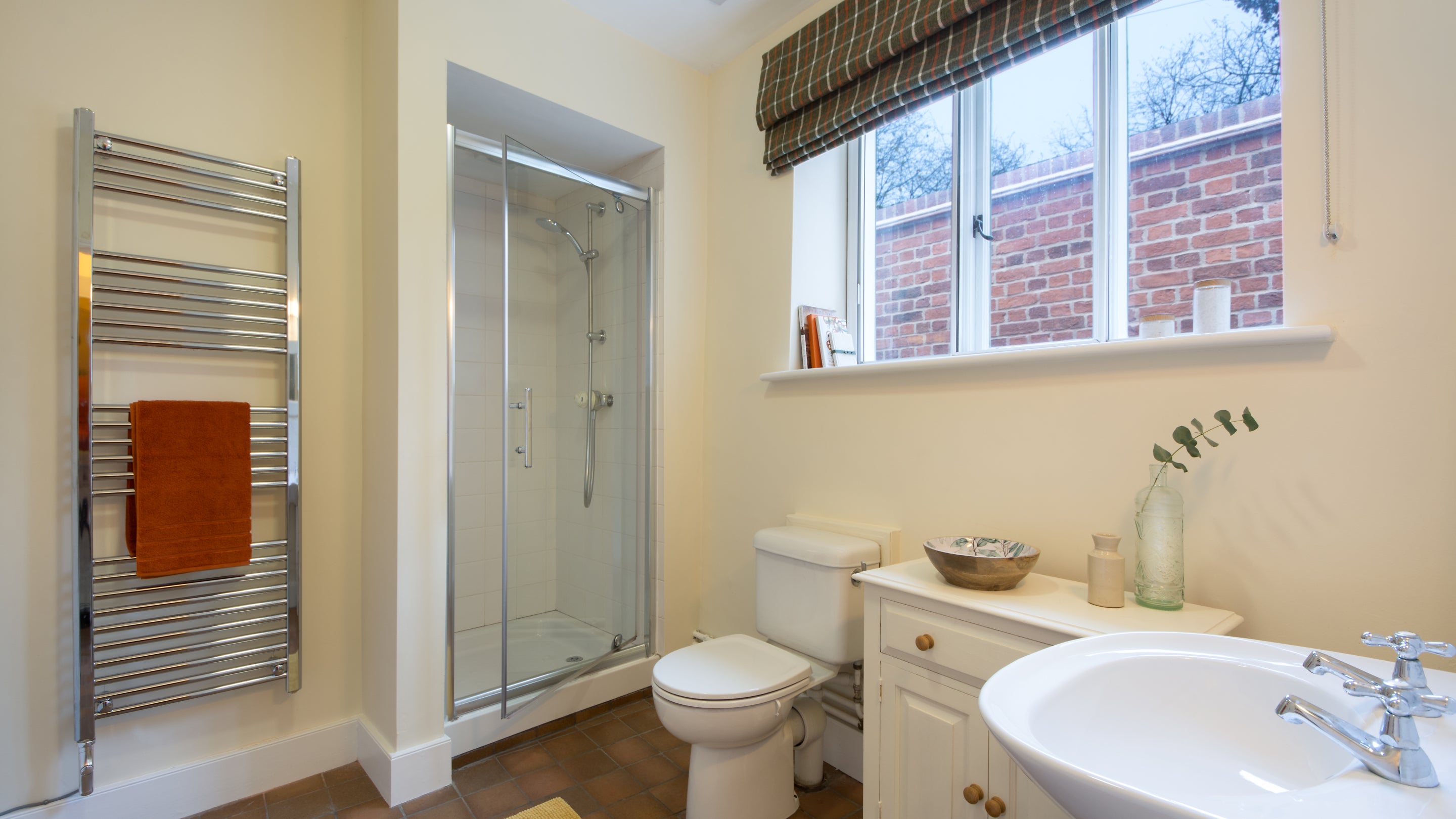 The bathroom at Peckover Stable Lodge, Cambridgeshire