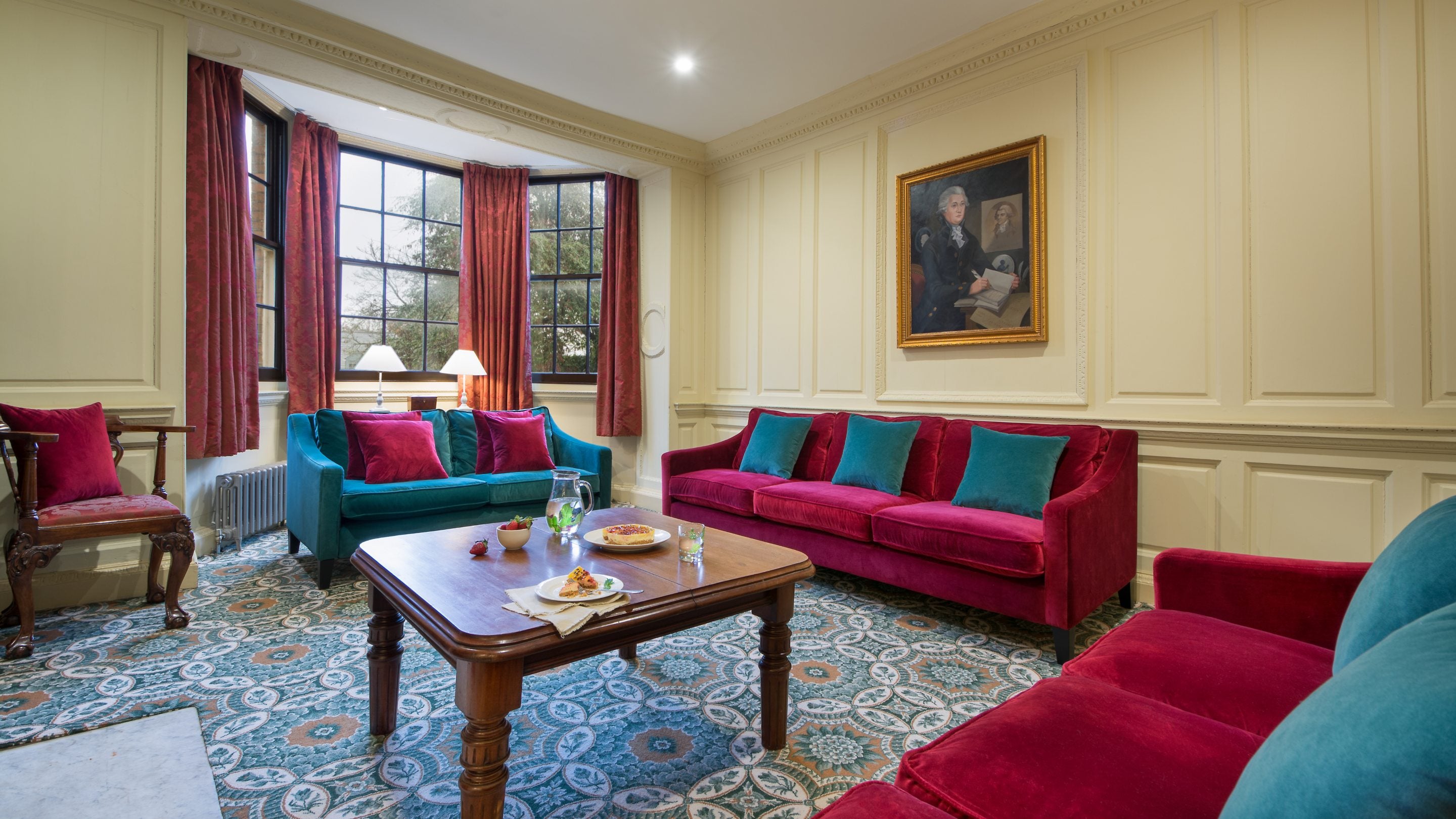 The sitting room at Wainman House, Cambridgeshire