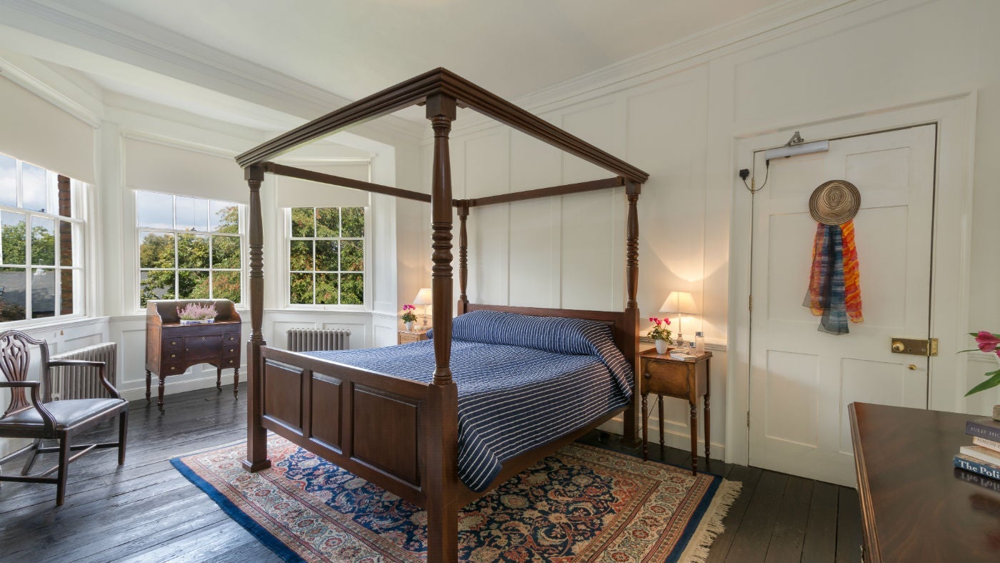 The first floor double bedroom, 6' bed, Wainman House, Wisbech, Cambridgeshire