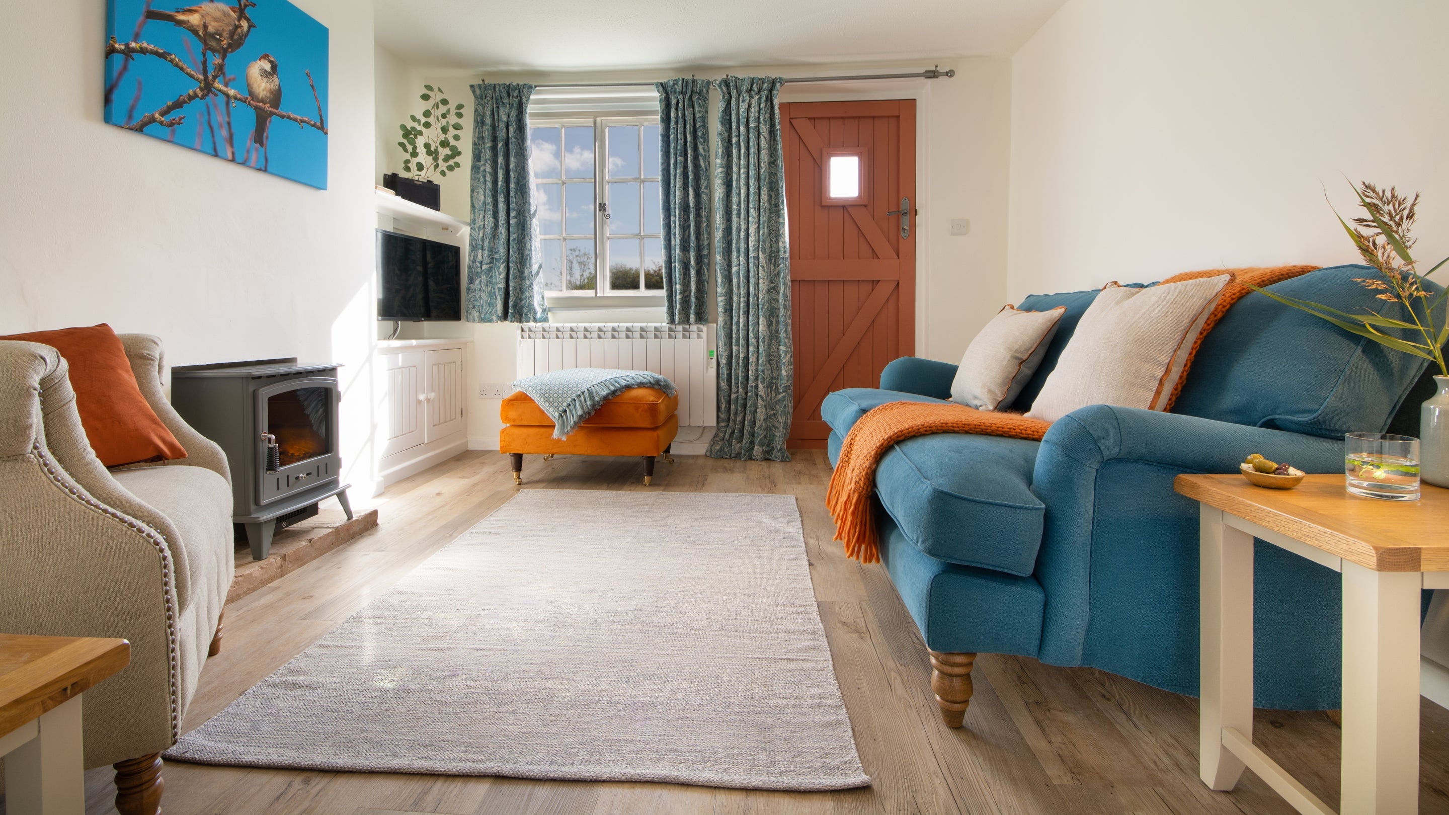The sitting room at Wicken Rose Cottage, Cambridgeshire