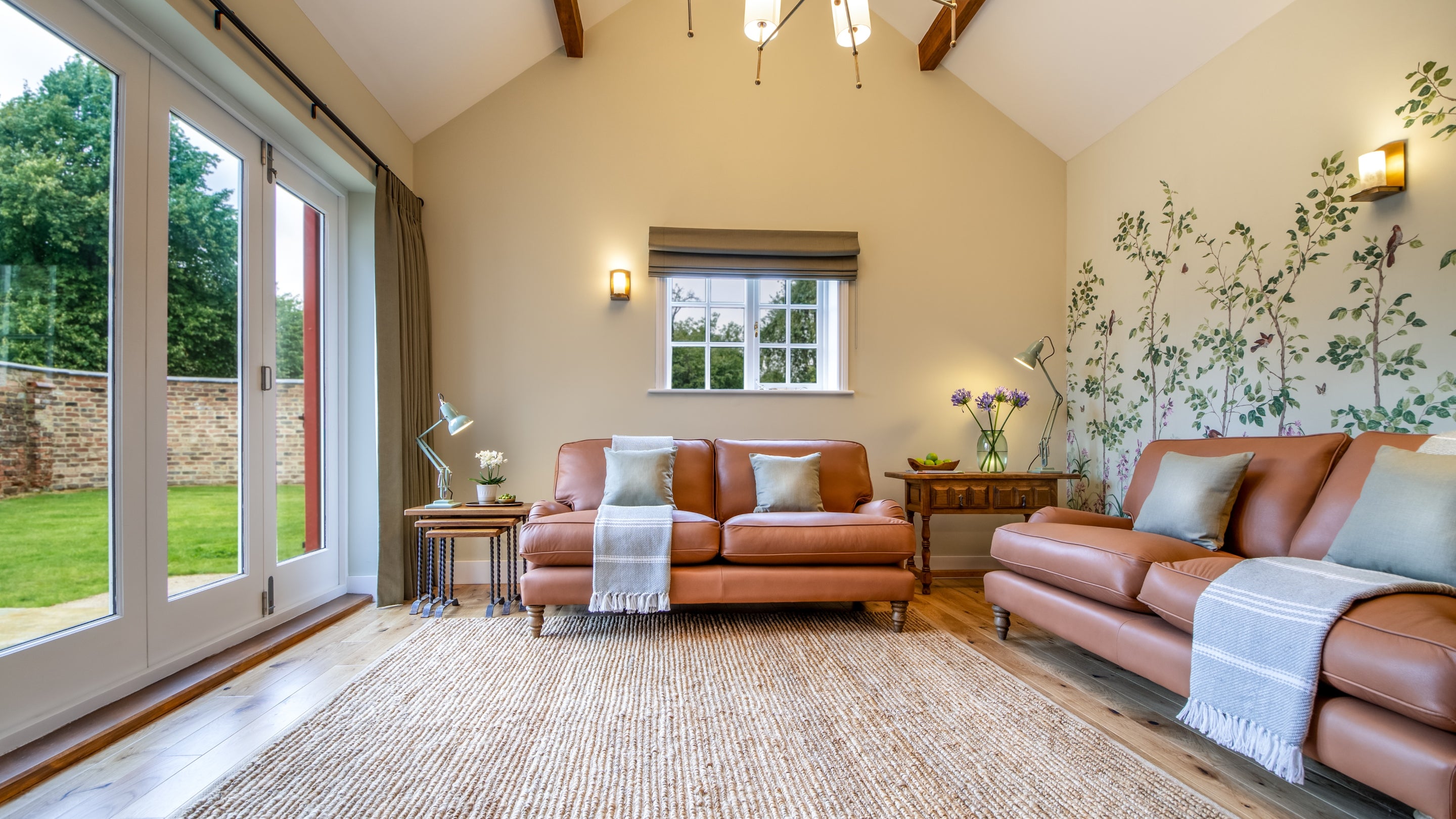 The sitting room at Hempfield Stables, Cheshire