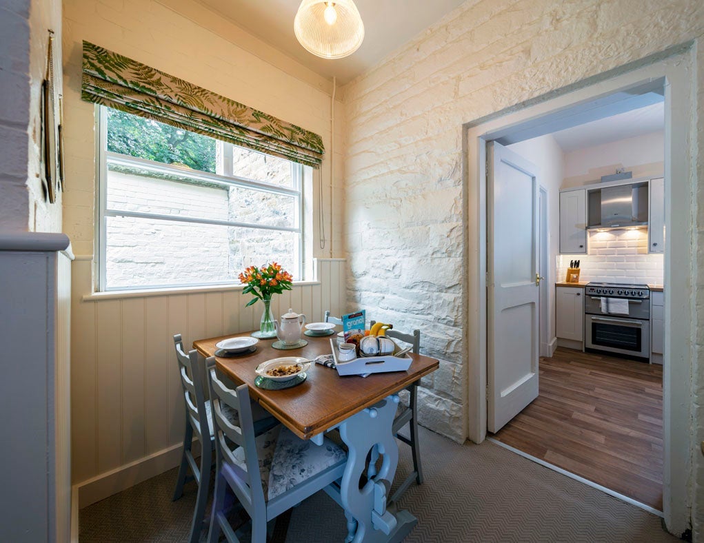 The dining room at West Lodge, Lyme Park, Cheshire