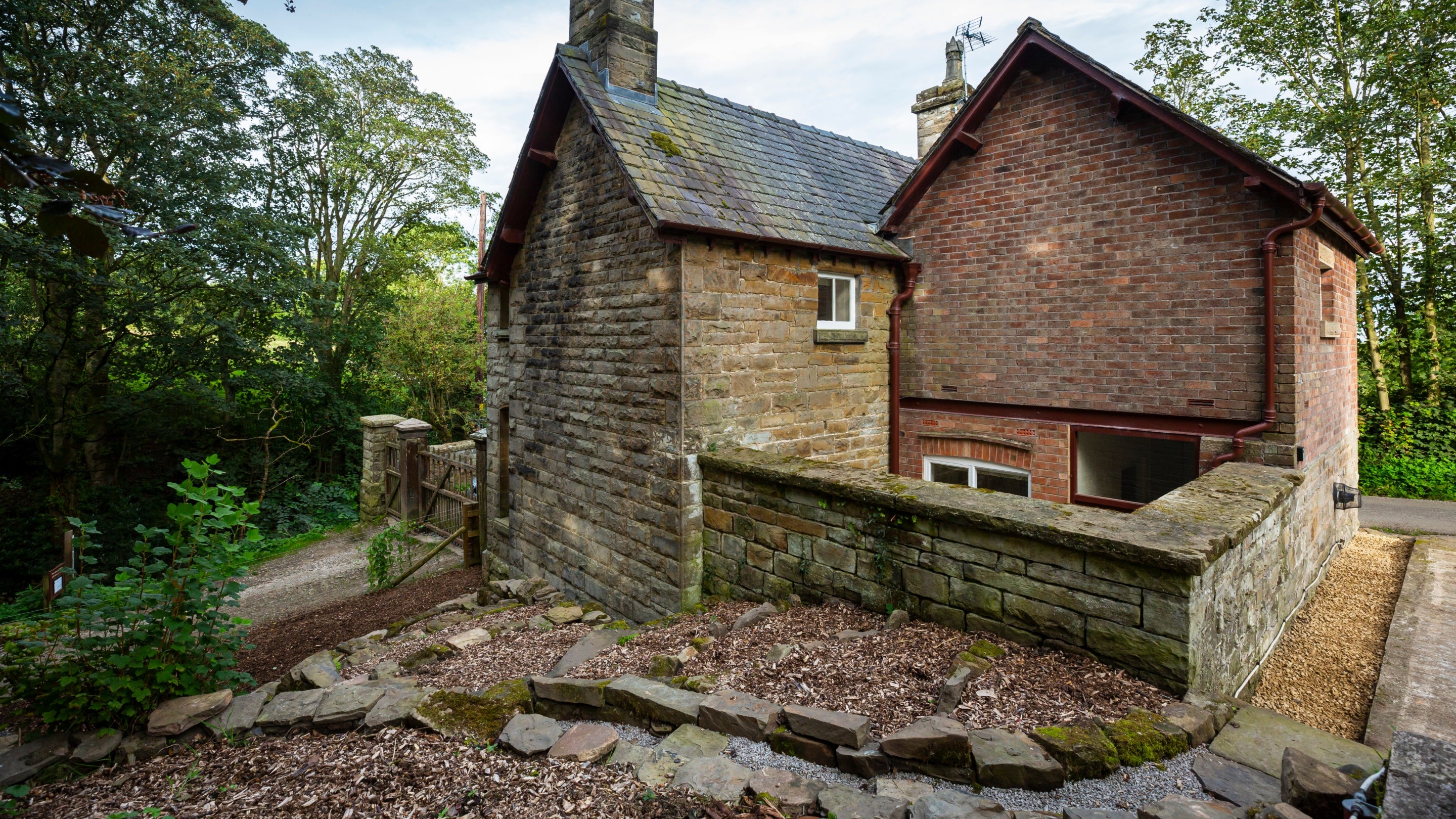 The exterior of Lyme West Lodge, Cheshire