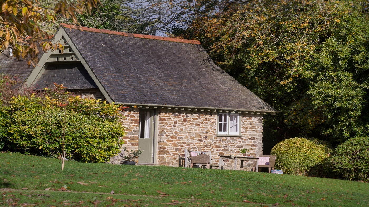 The exterior of The Apple Store, Durgan, Cornwall