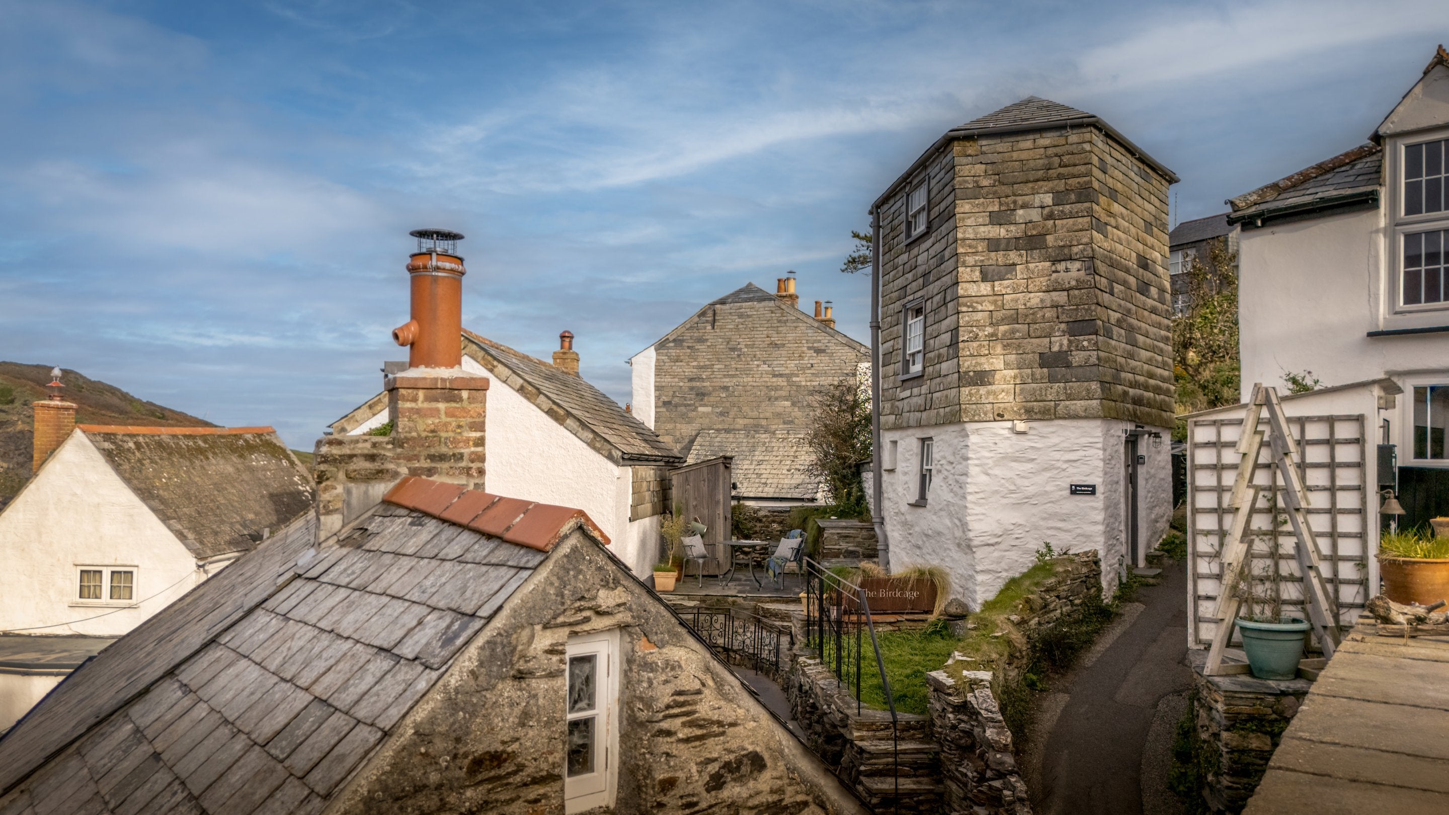 The Birdcage and its terraced garden, Cornwall