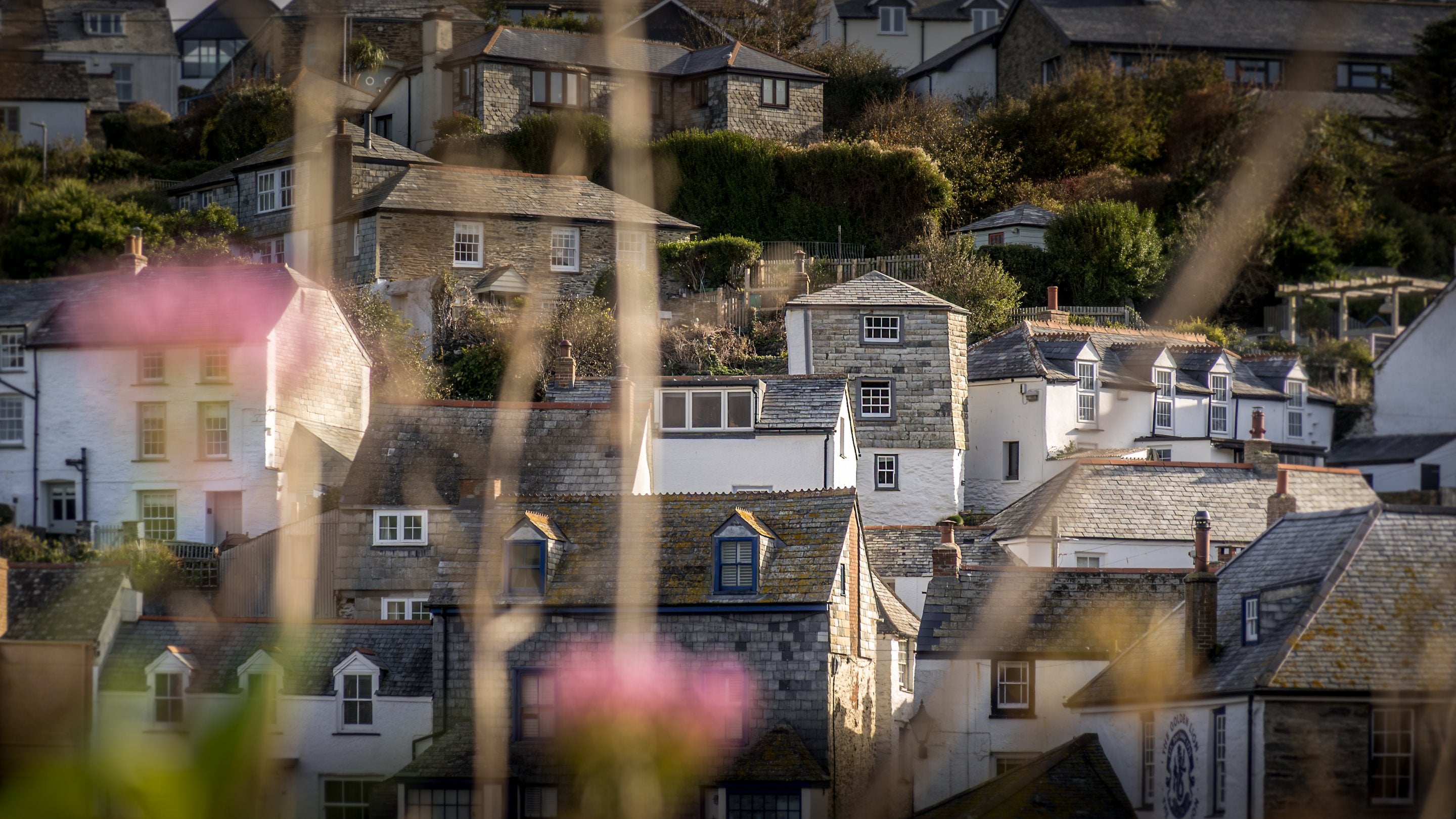 The Birdcage, viewed from across Port Isaac's harbour, Cornwall