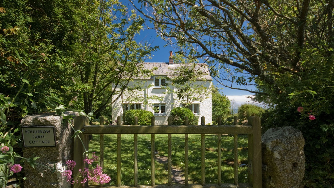 The exterior of Bohurrow Farm Cottage