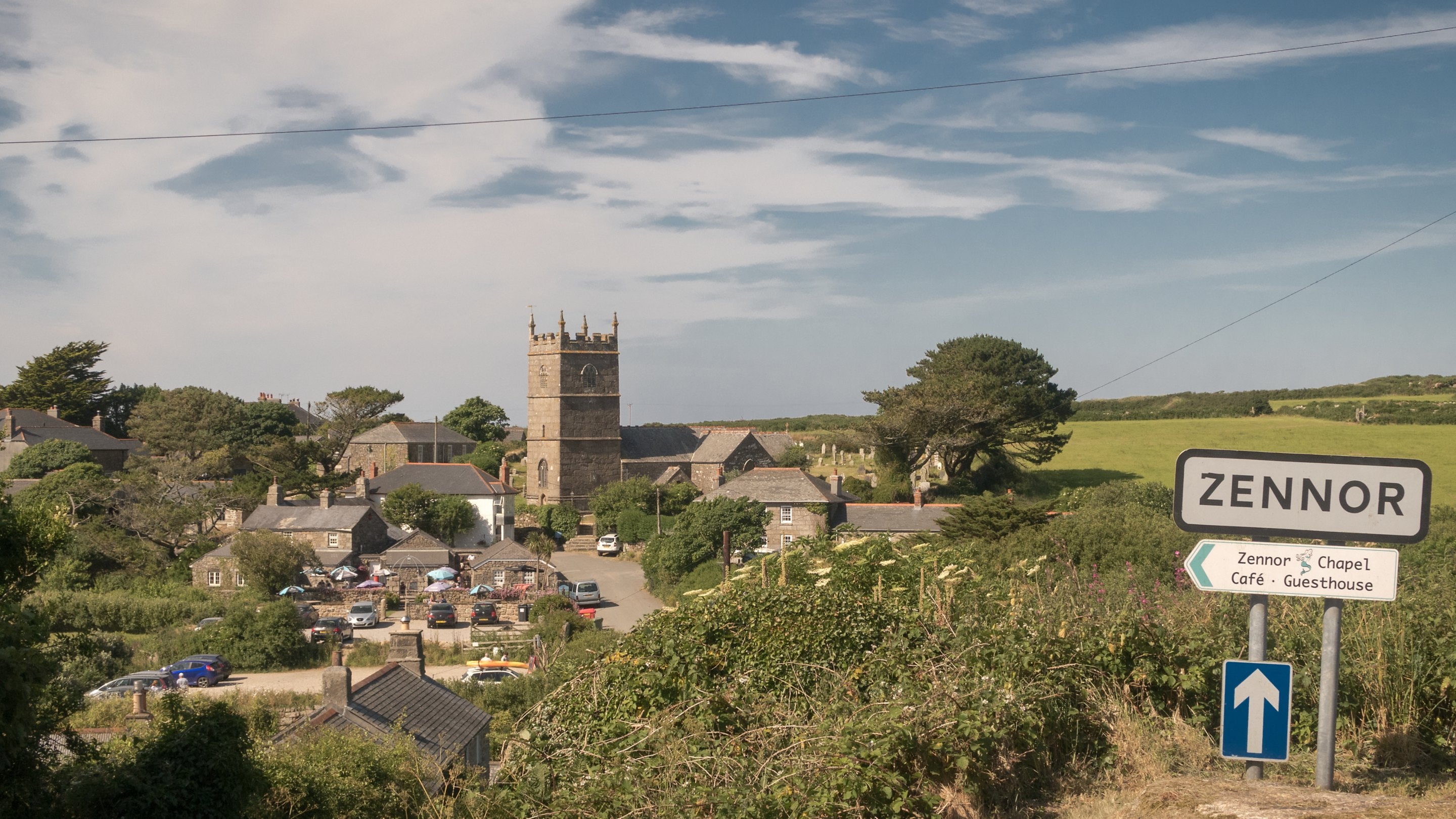 Zennor village, a 10-minute drive from Bosigran Cottage, Cornwall