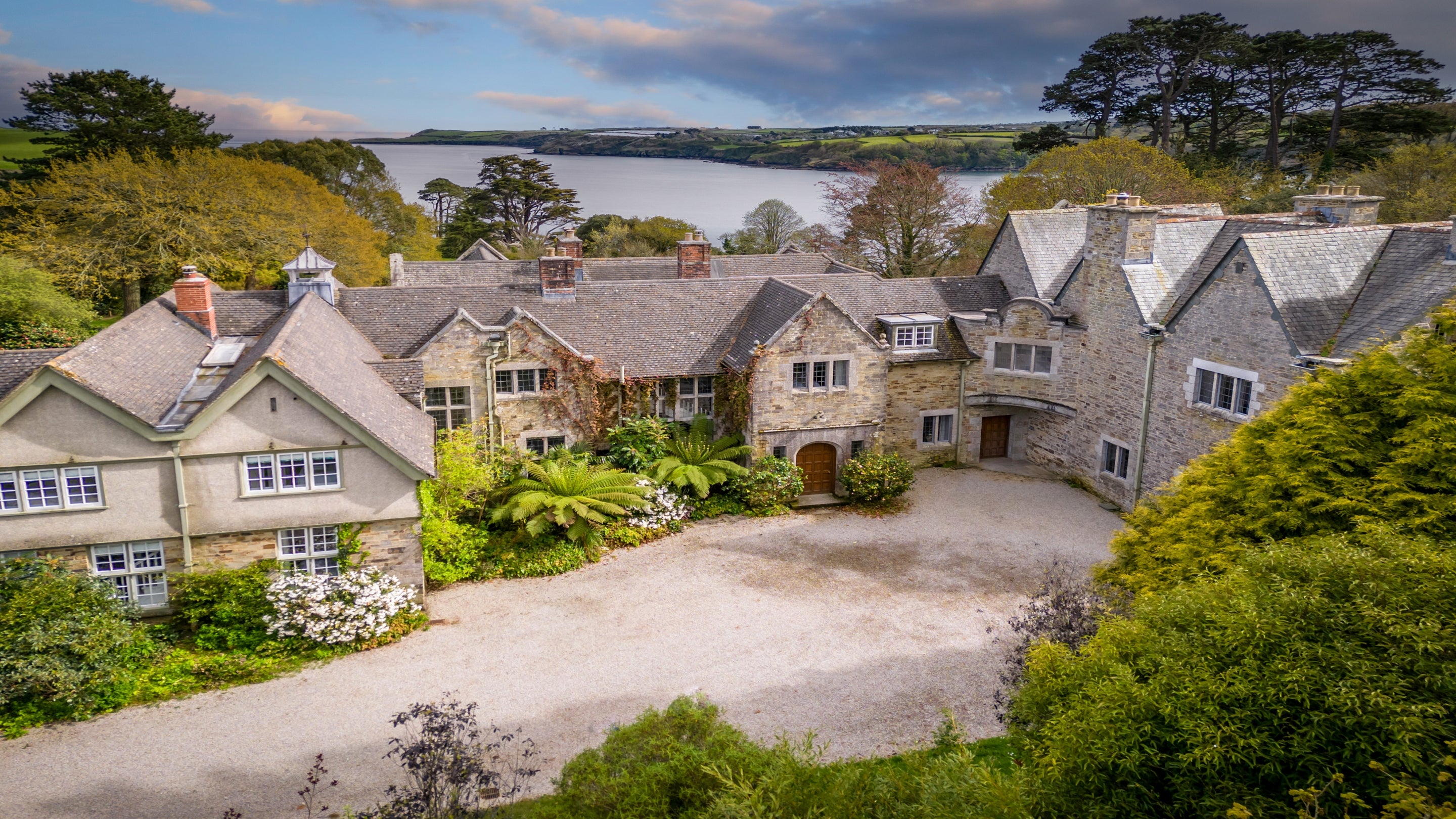 The exterior of Bosveal, Cornwall