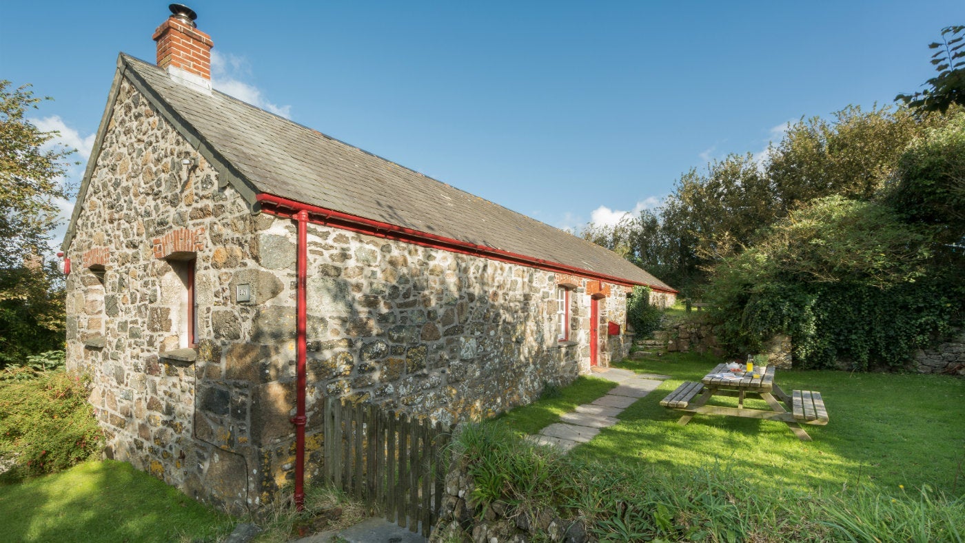 The exterior of Elm, Cadgwith, The Lizzard, Cornwall
