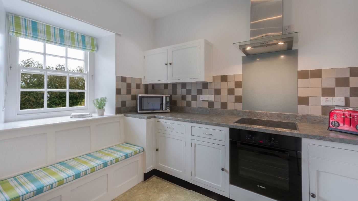 The kitchen at Elm, Cadgwith, Cornwall