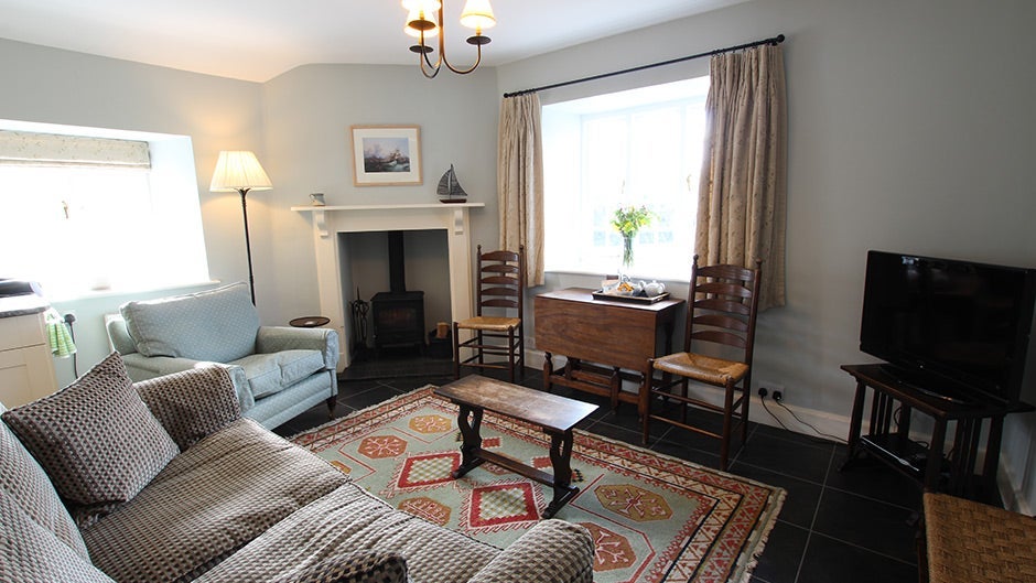 The sitting room at Carolina Cellar Port Quin, Port Issac, Cornwall