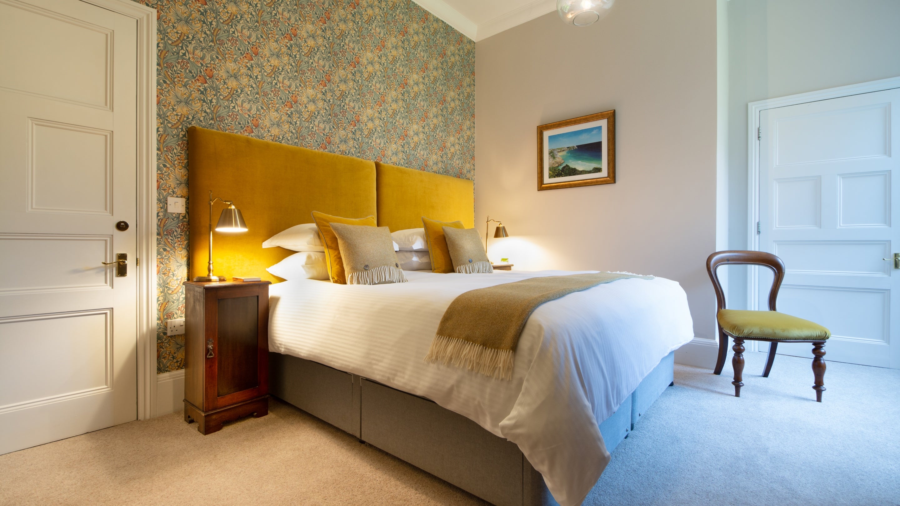 The ground floor double or twin bedroom at Chatham, Cornwall
