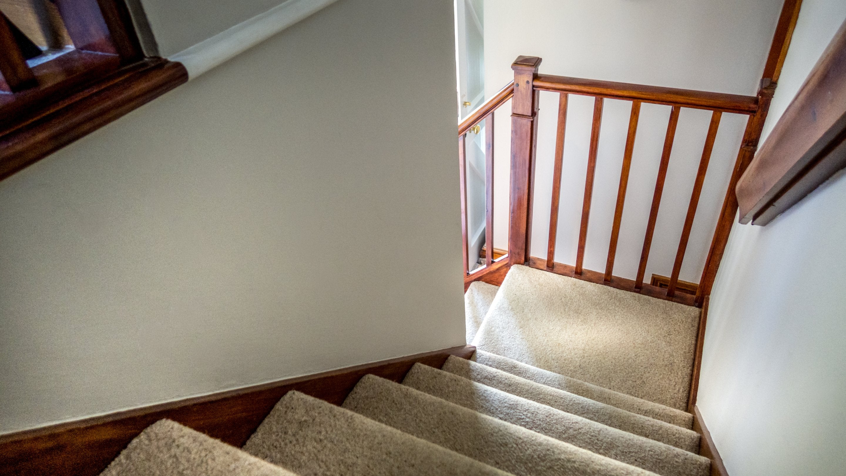 The staircase at Chenhalls Barn, Cornwall