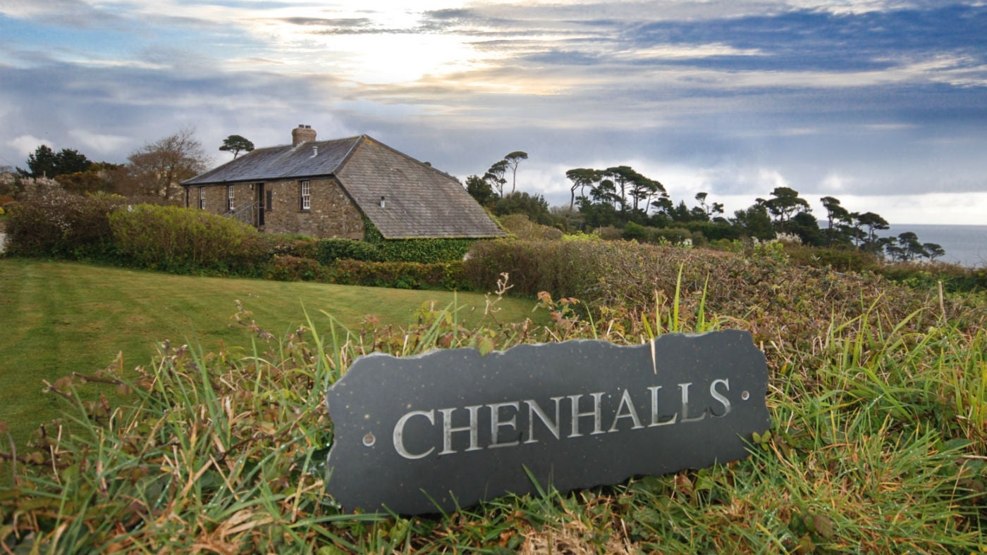 The exterior of Chenhalls Barn, Falmouth, Cornwall 