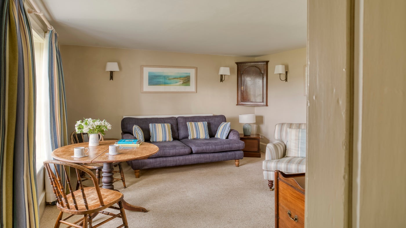 The sitting room at Conor, Port Quin, Port Issac, Cornwall 