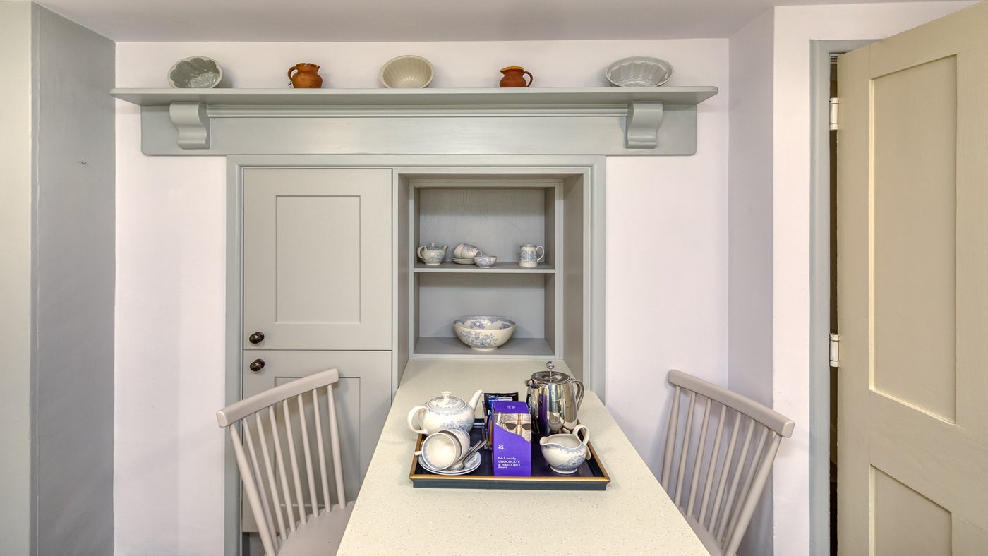 The dining area at Conor, Port Quin, Port Issac, Cornwall 