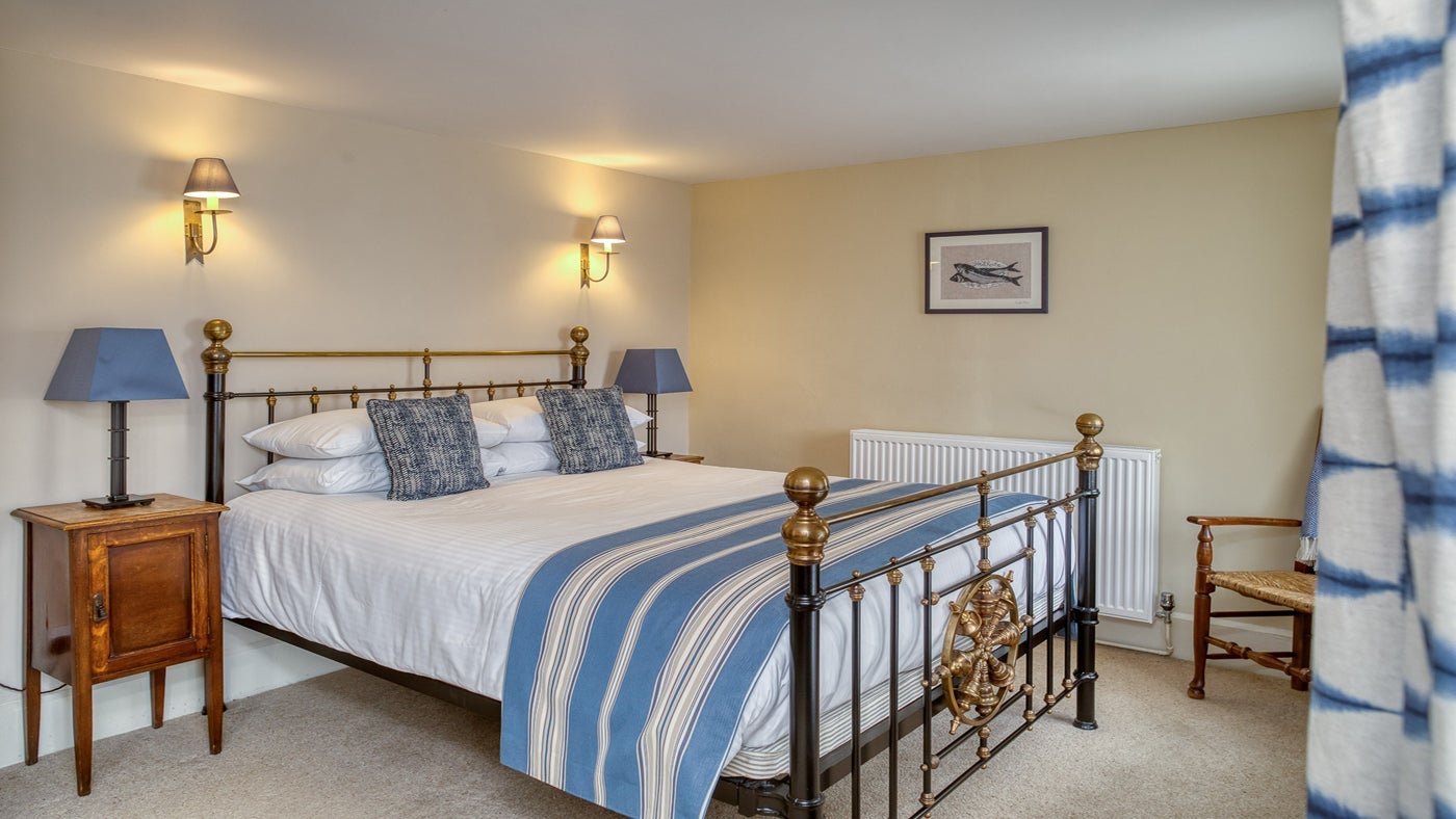 The double bedroom at Conor, Port Quin, Port Issac, Cornwall 