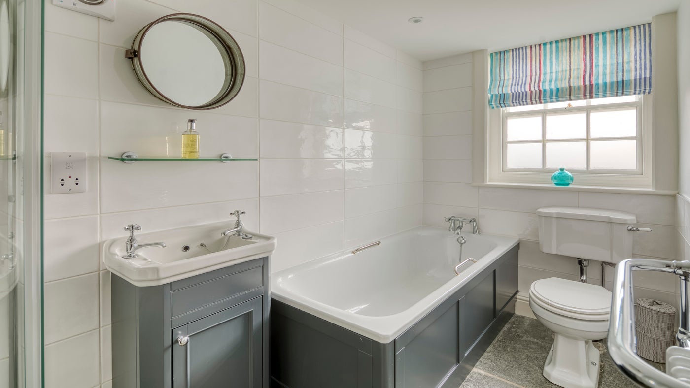 The bathroom at Conor, Port Quin, Port Issac, Cornwall 