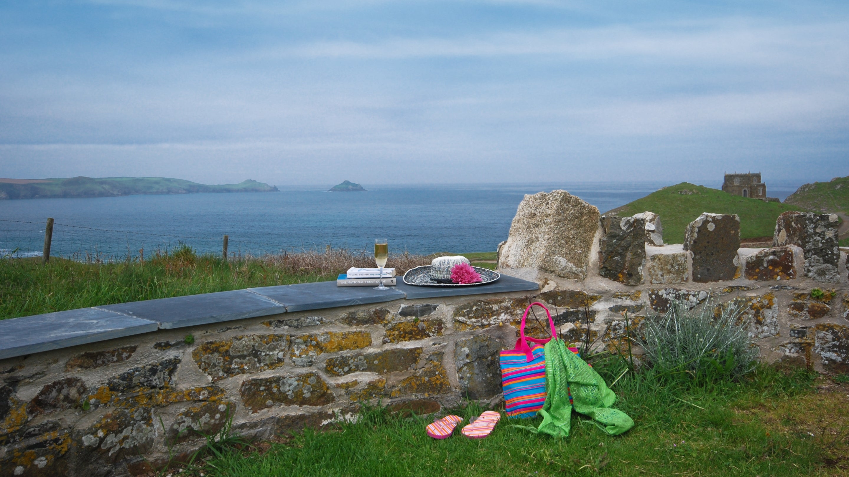 The view from the garden at Conor, Cornwall
