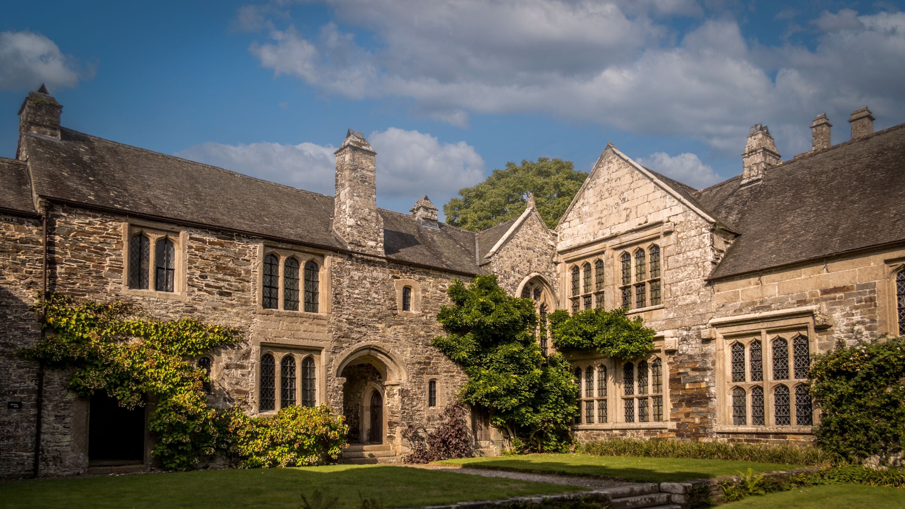The Tudor house at Cotehele, Cornwall