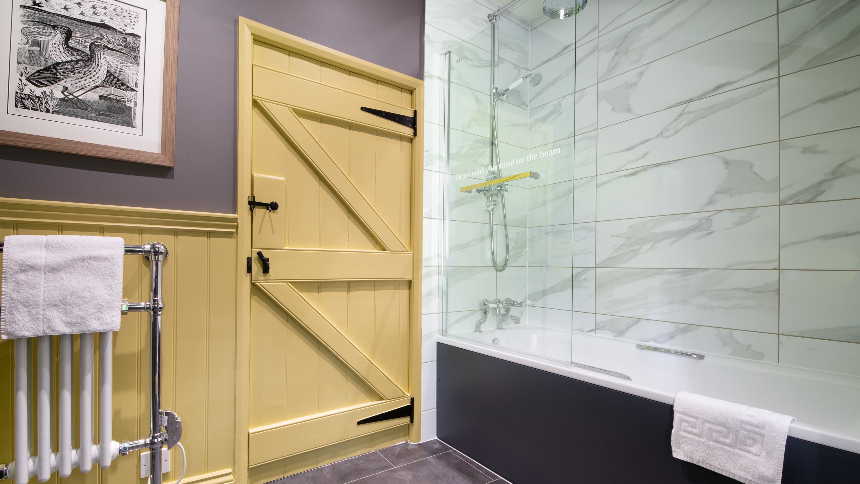 The second bathroom at Cotehele Dairy Cottage, Cornwall