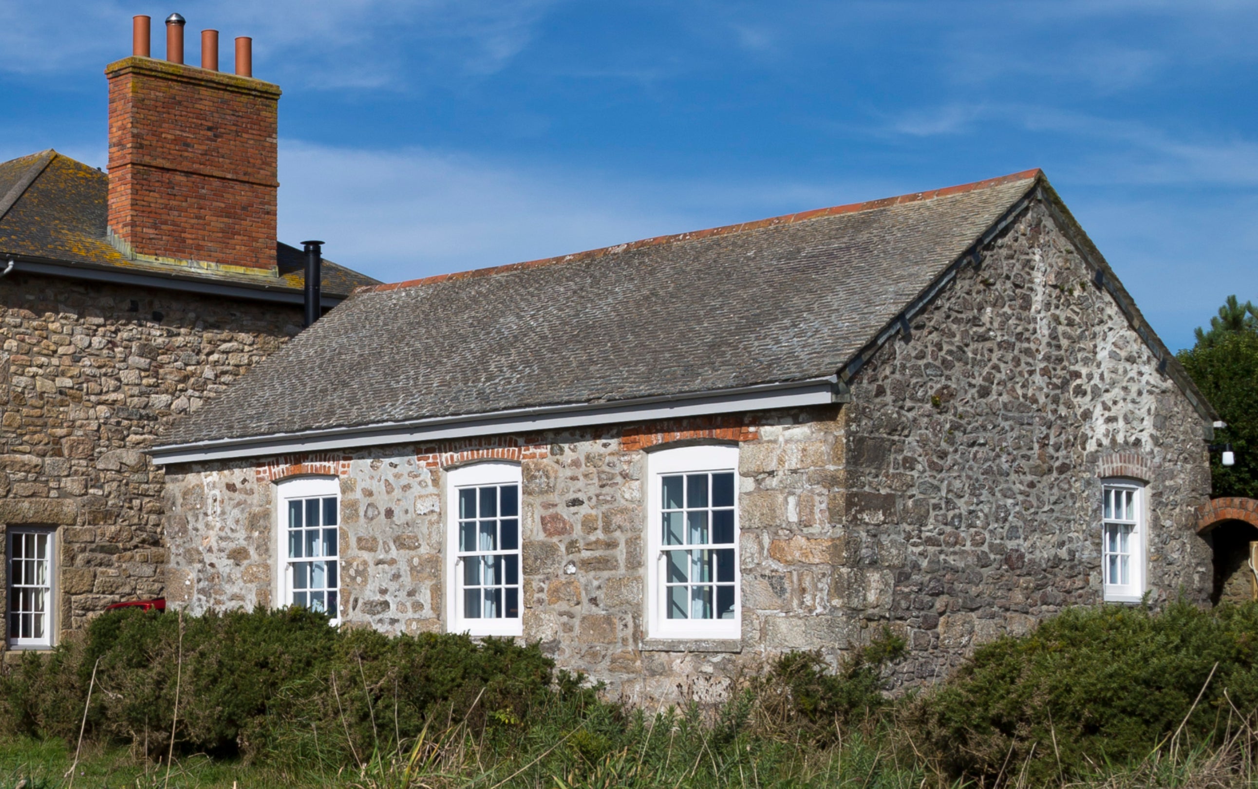 The exterior of Count House Cottage, Cornwall