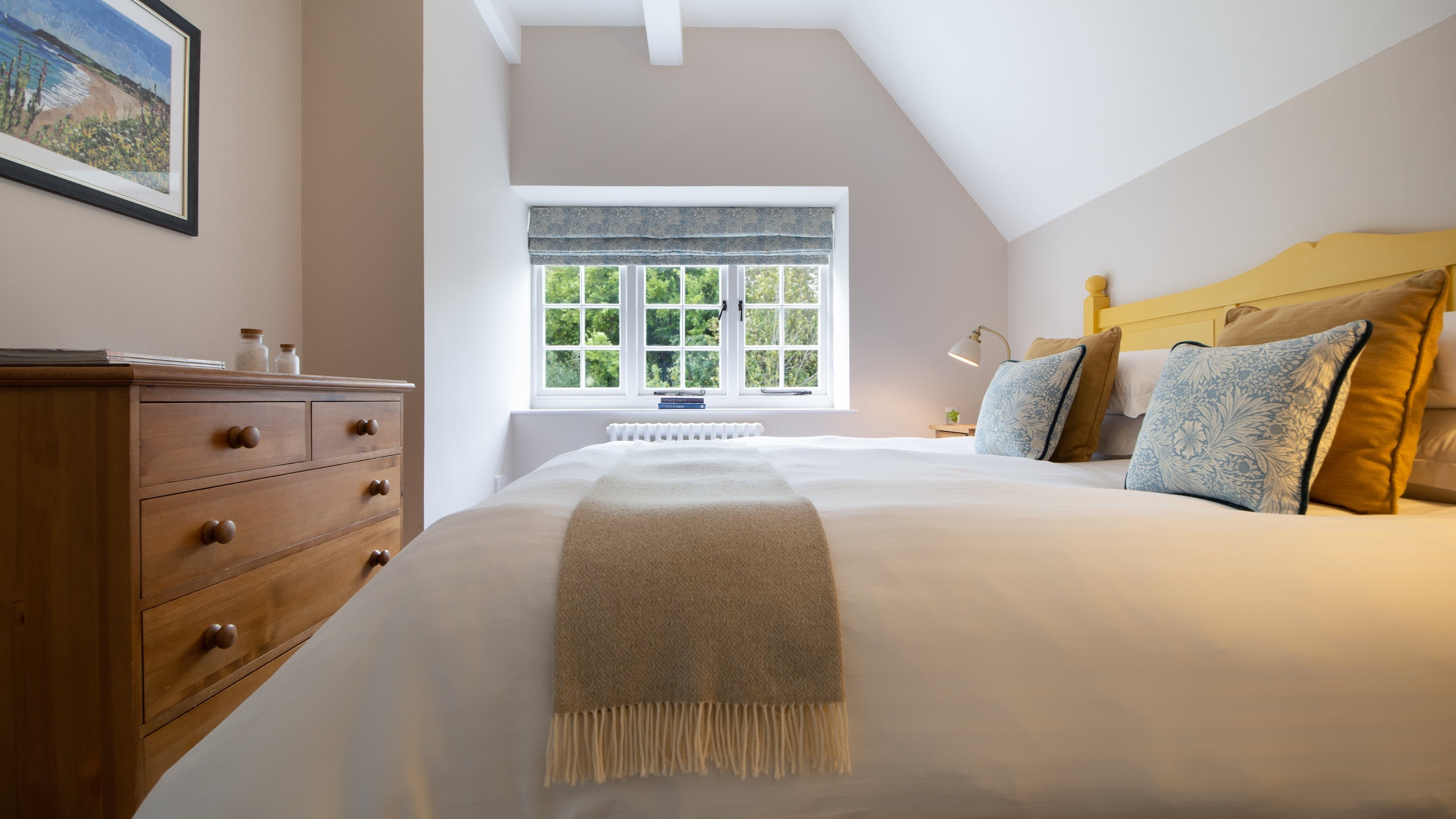 The second double bedroom at Court, Cornwall