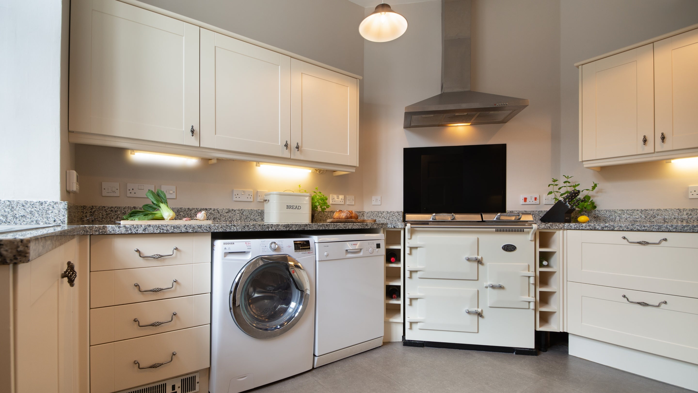 The kitchen at Court, Cornwall