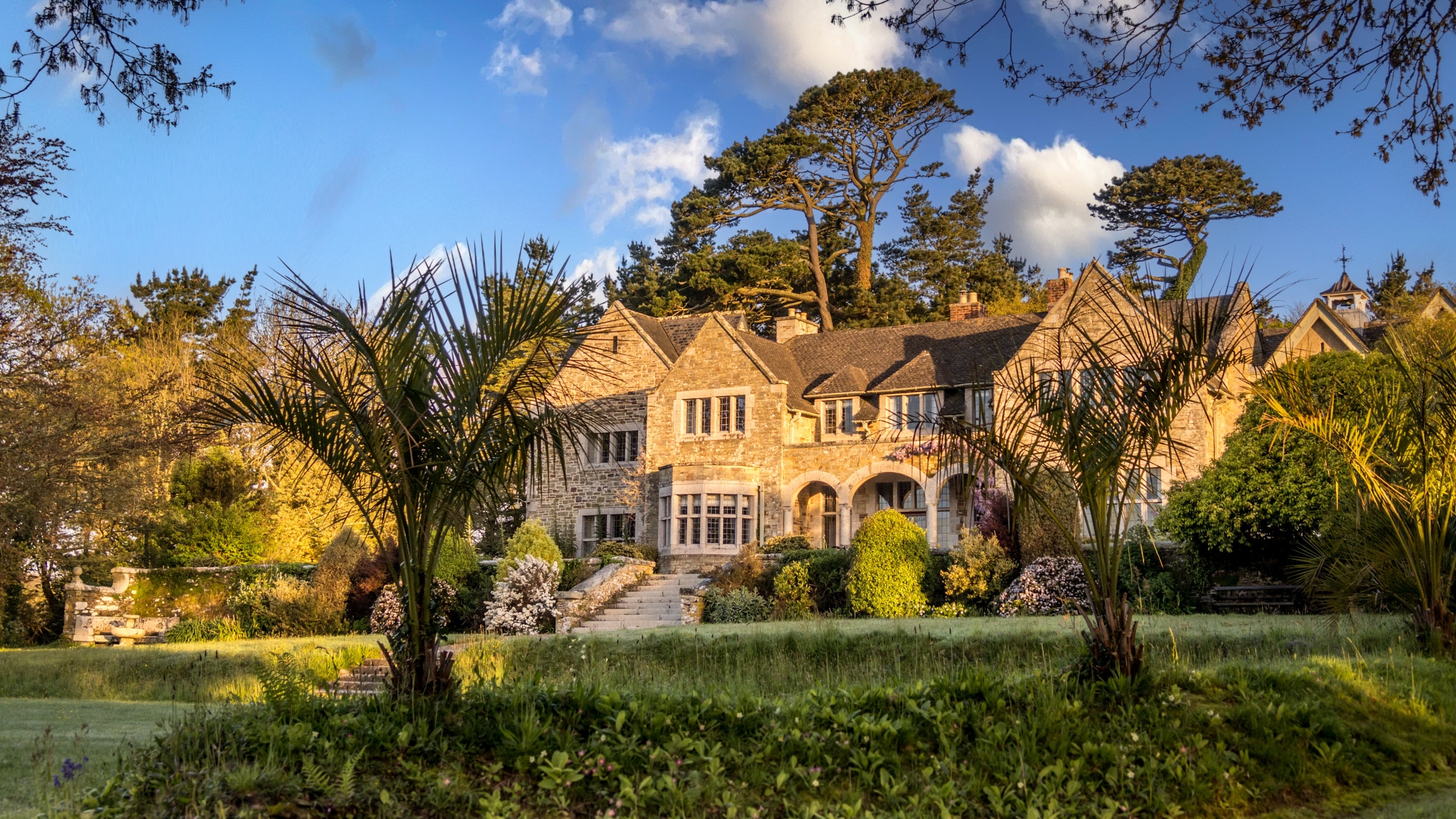 The area surrounding Court, Cornwall