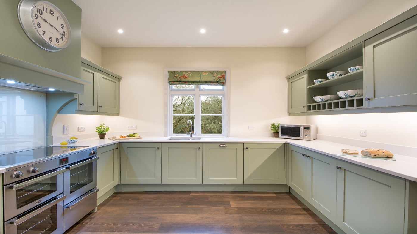 The kitchen at Cutmadoc, Bodmin, Cornwall