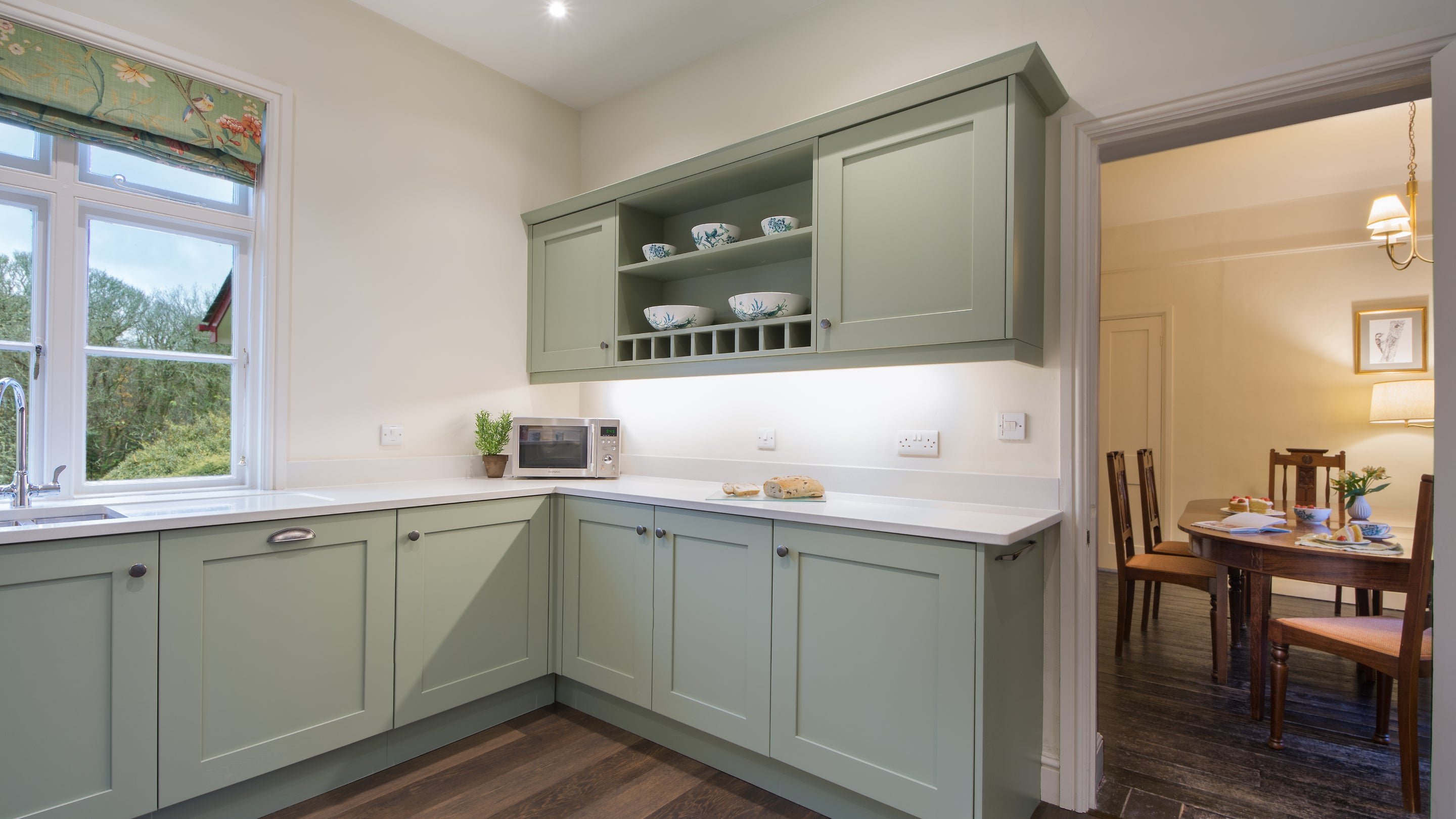 The kitchen at Cutmadoc, Cornwall