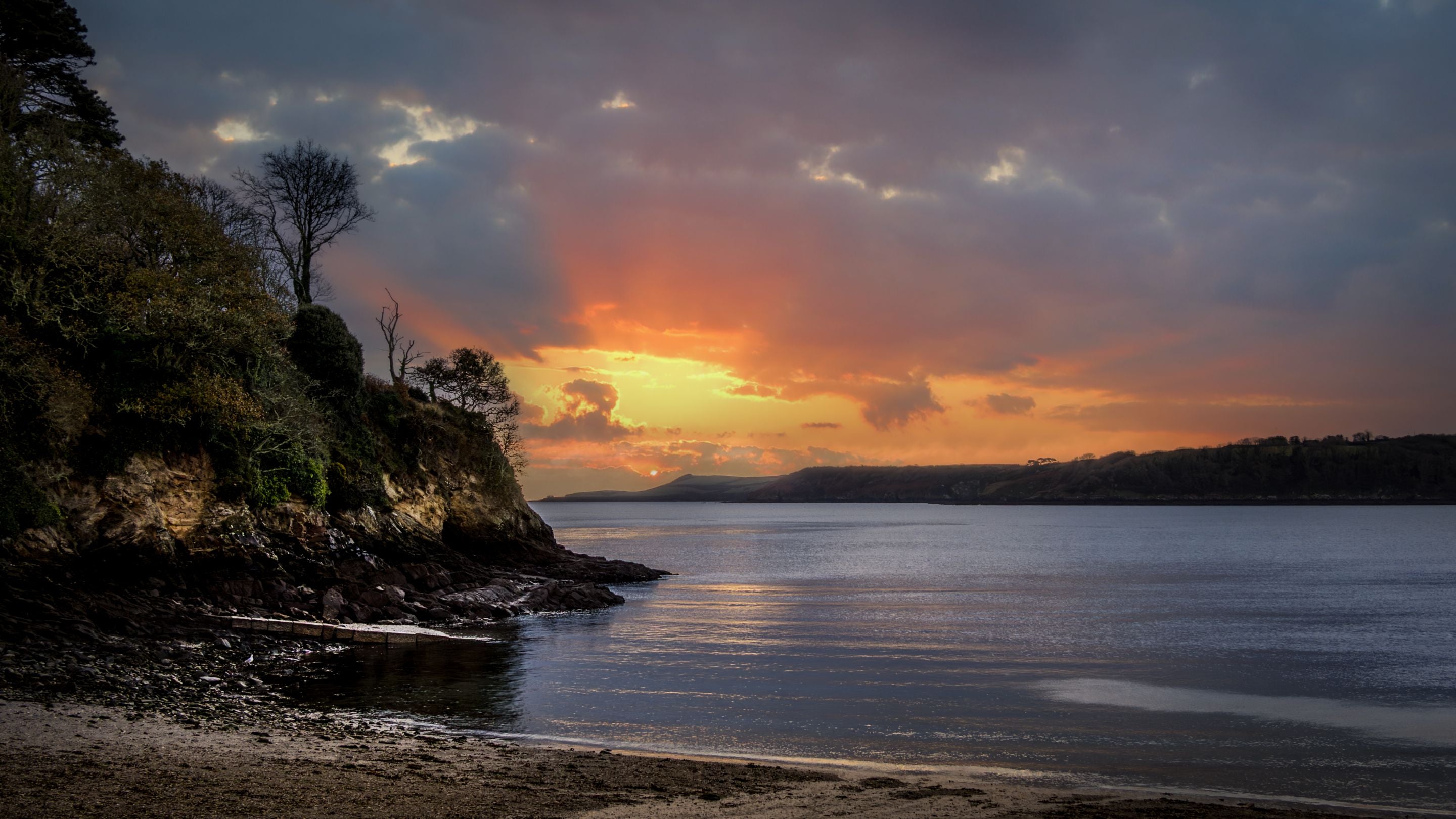 Sunrise at Durgan Beach, Cornwall