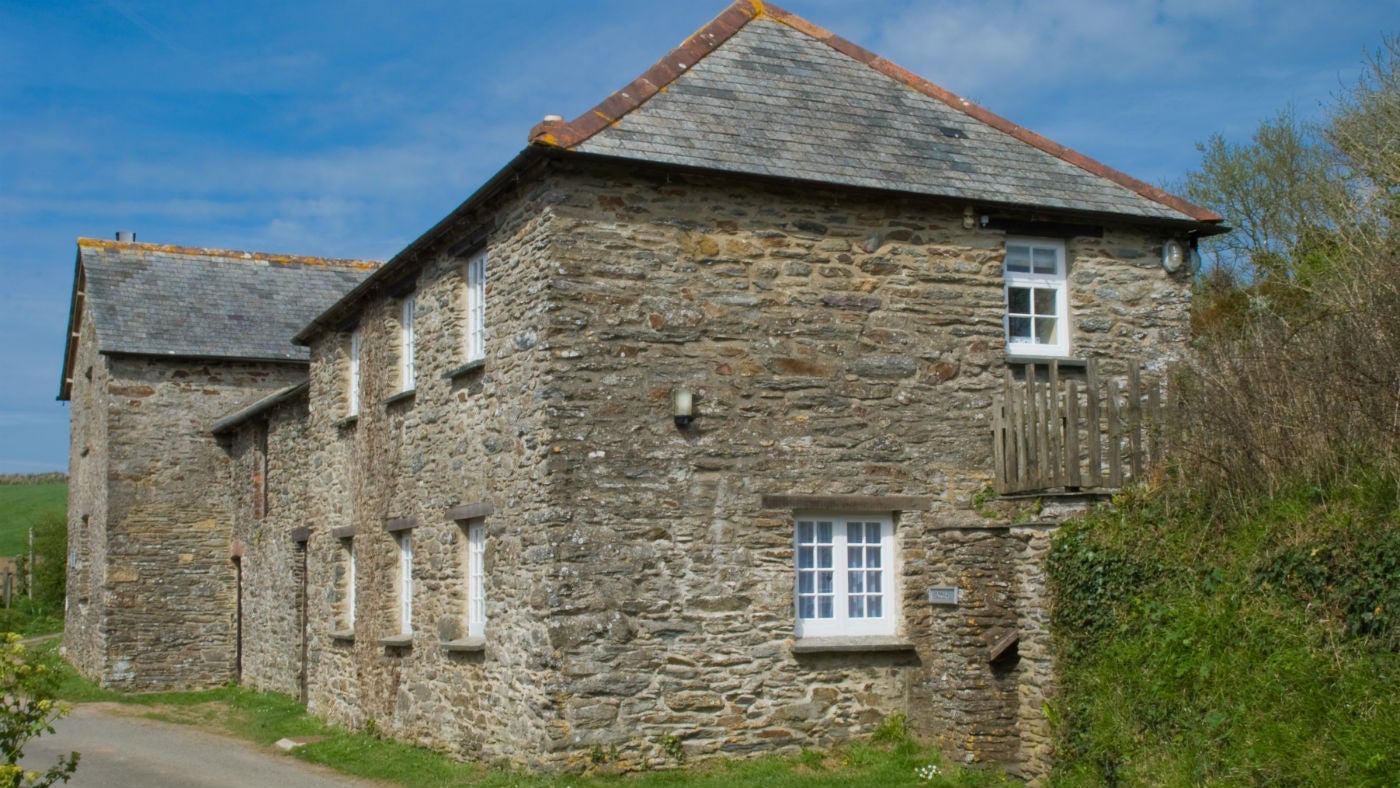 The exterior of Edgcumbe, Gorran, Cornwall