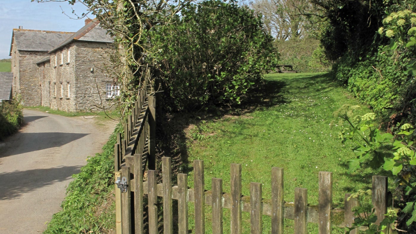 The exterior of Edgcumbe, Gorran, Cornwall