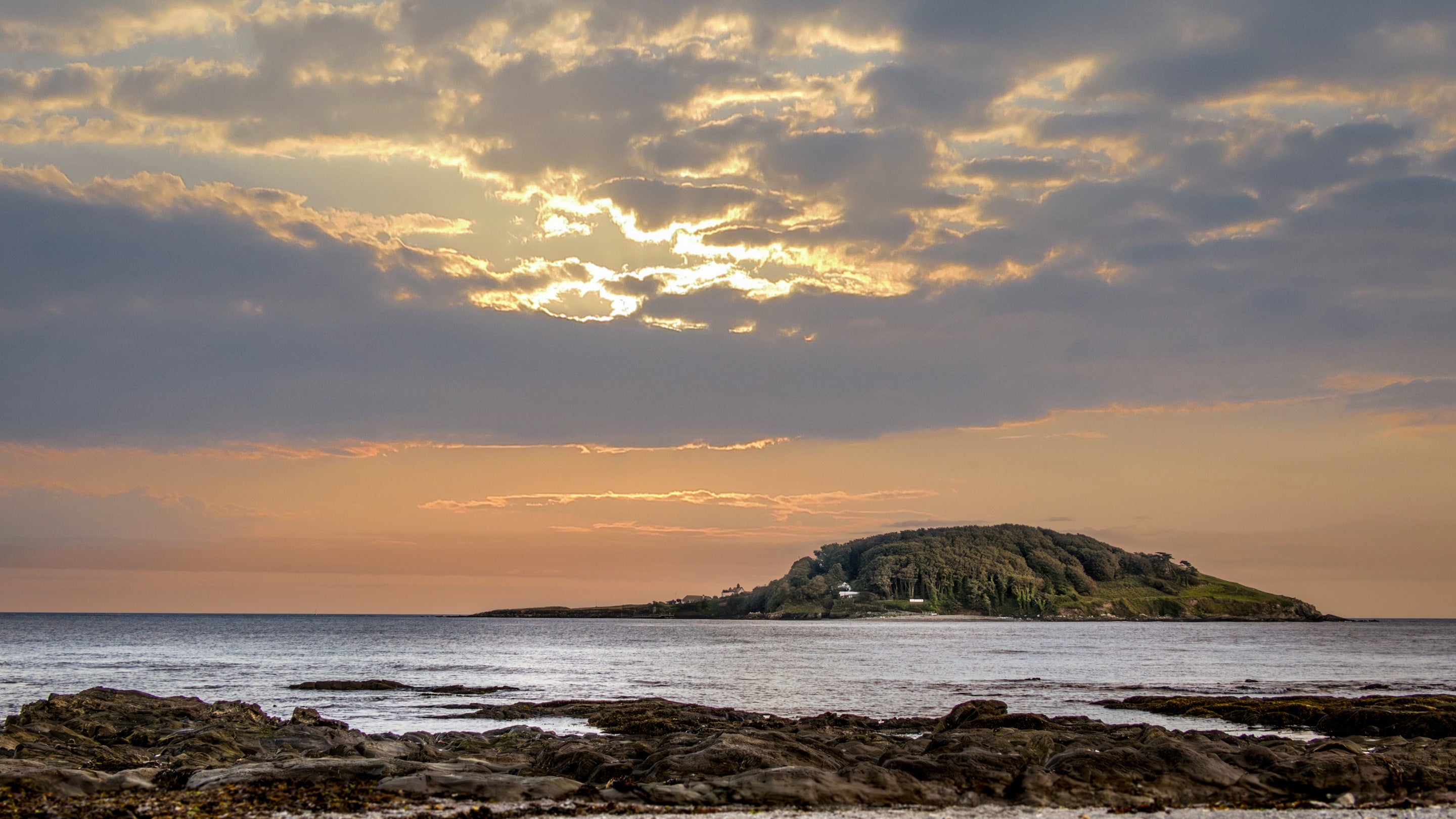 A view of the coast near Fortescue, Cornwall