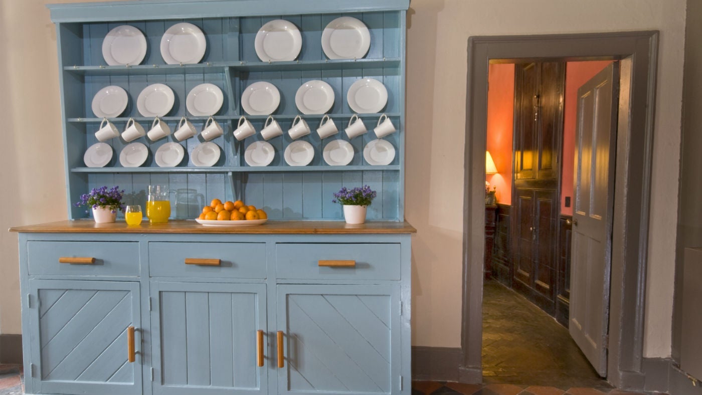 The kitchen at Godolphin House, Cornwall