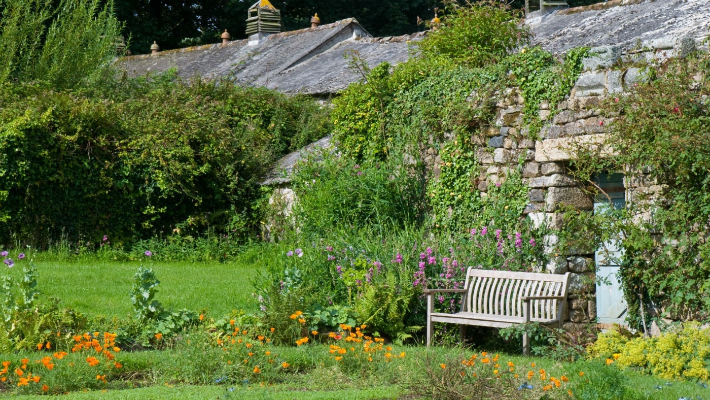 The garden at Godolphin House, Cornwall
