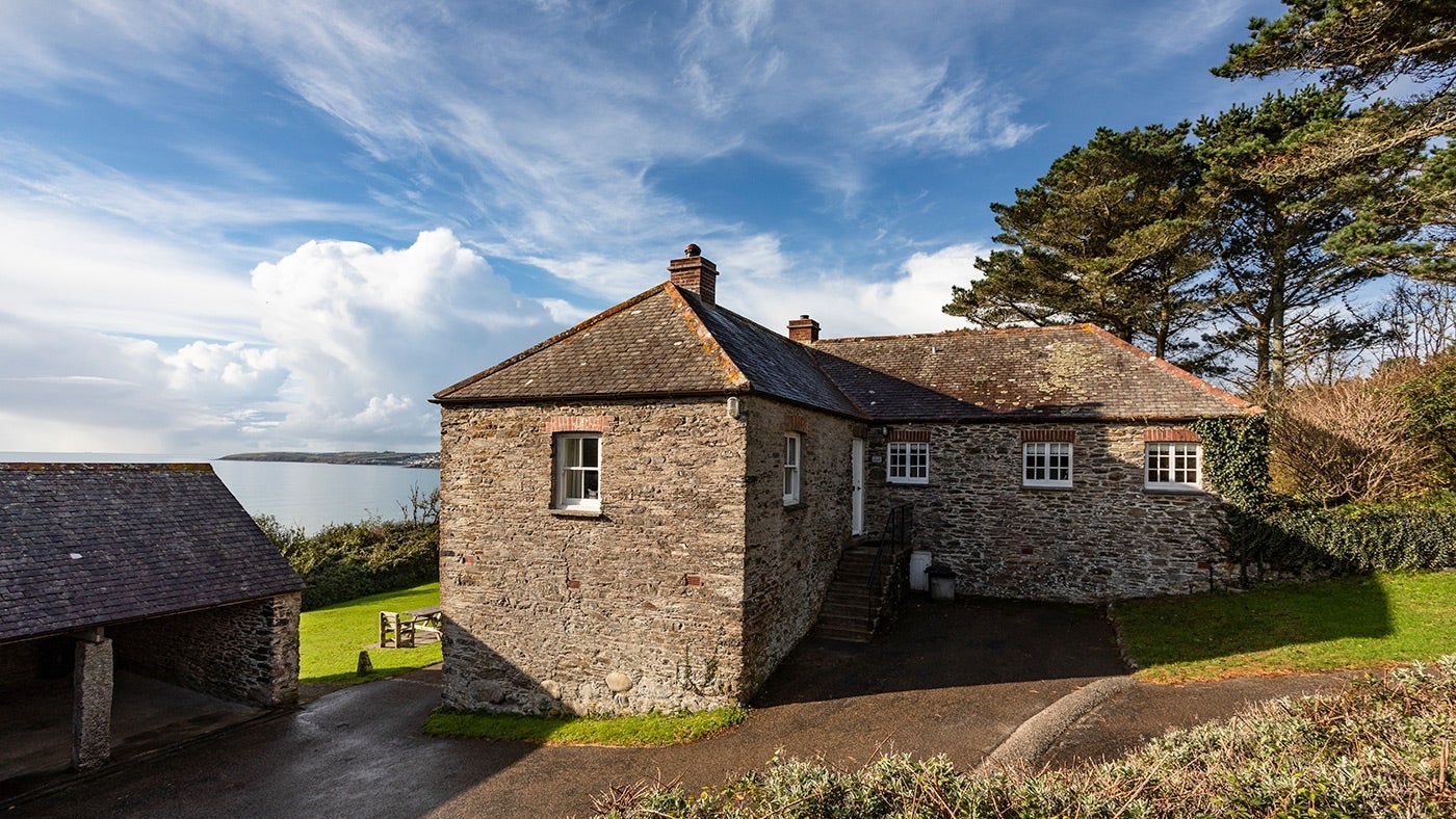 The exterior of Gwendra Granary, Cornwall