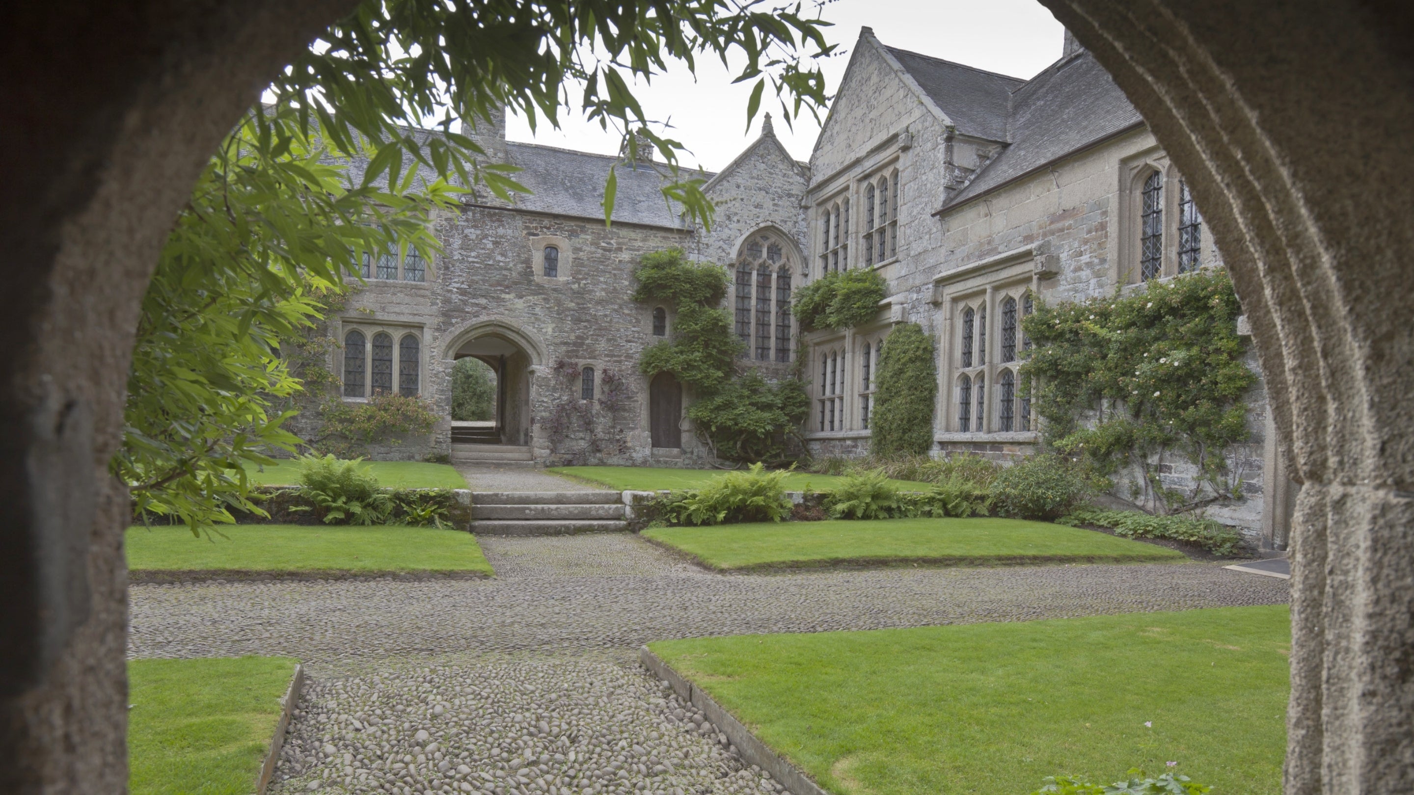 The exterior of Hall Court, Cornwall