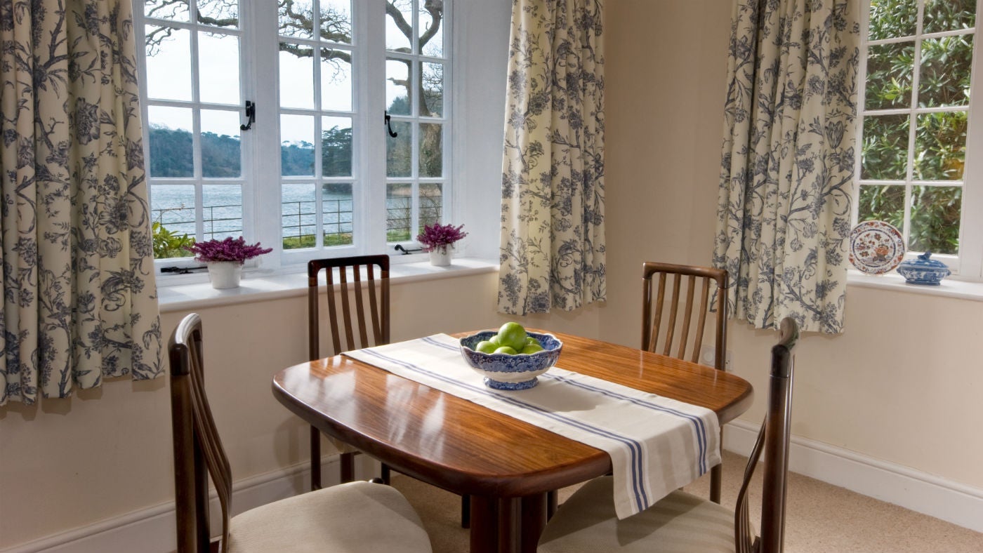The dining room at Helston Lodge, Helston, Cornwall