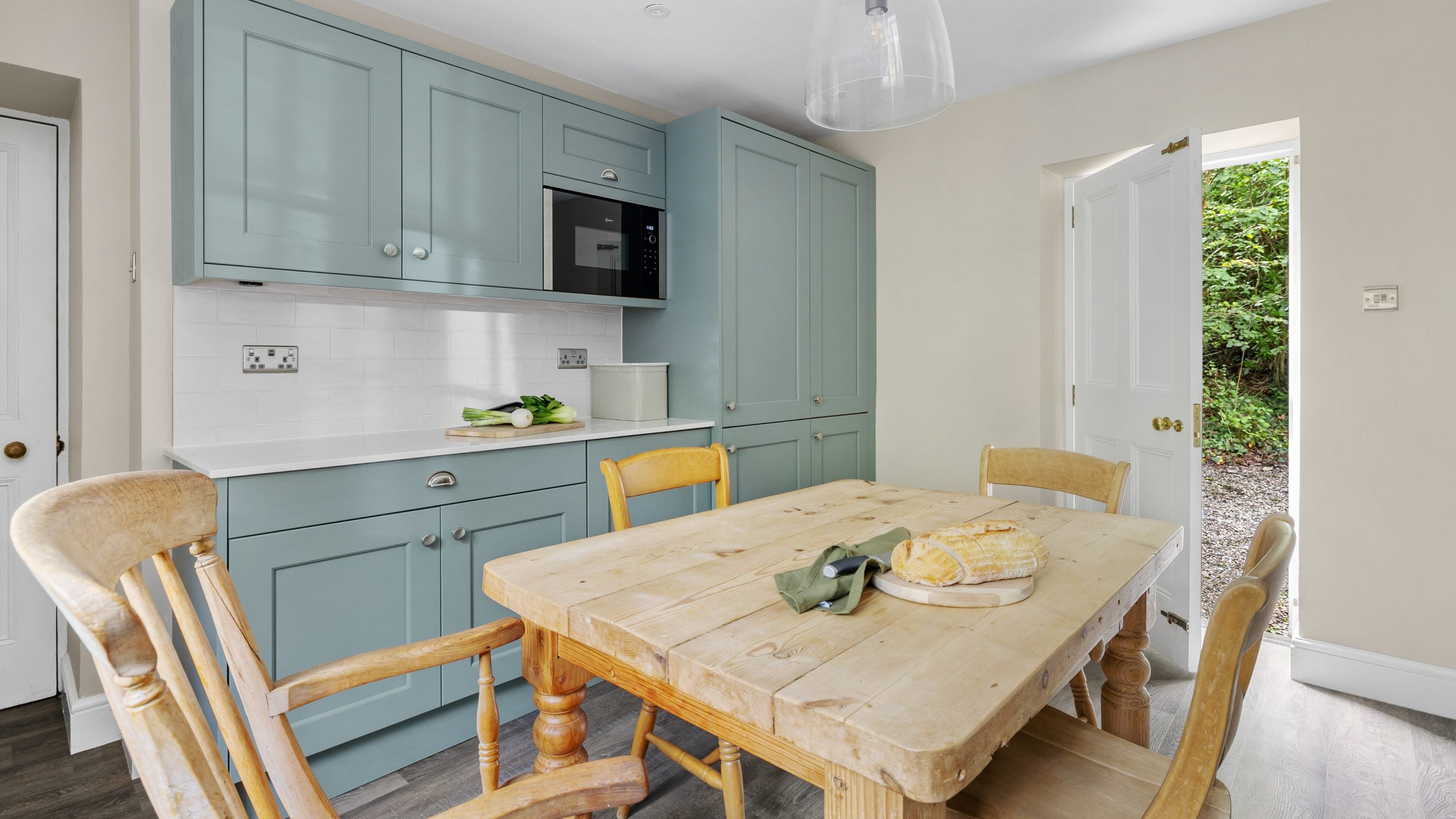 The kitchen at Helston Lodge, Cornwall