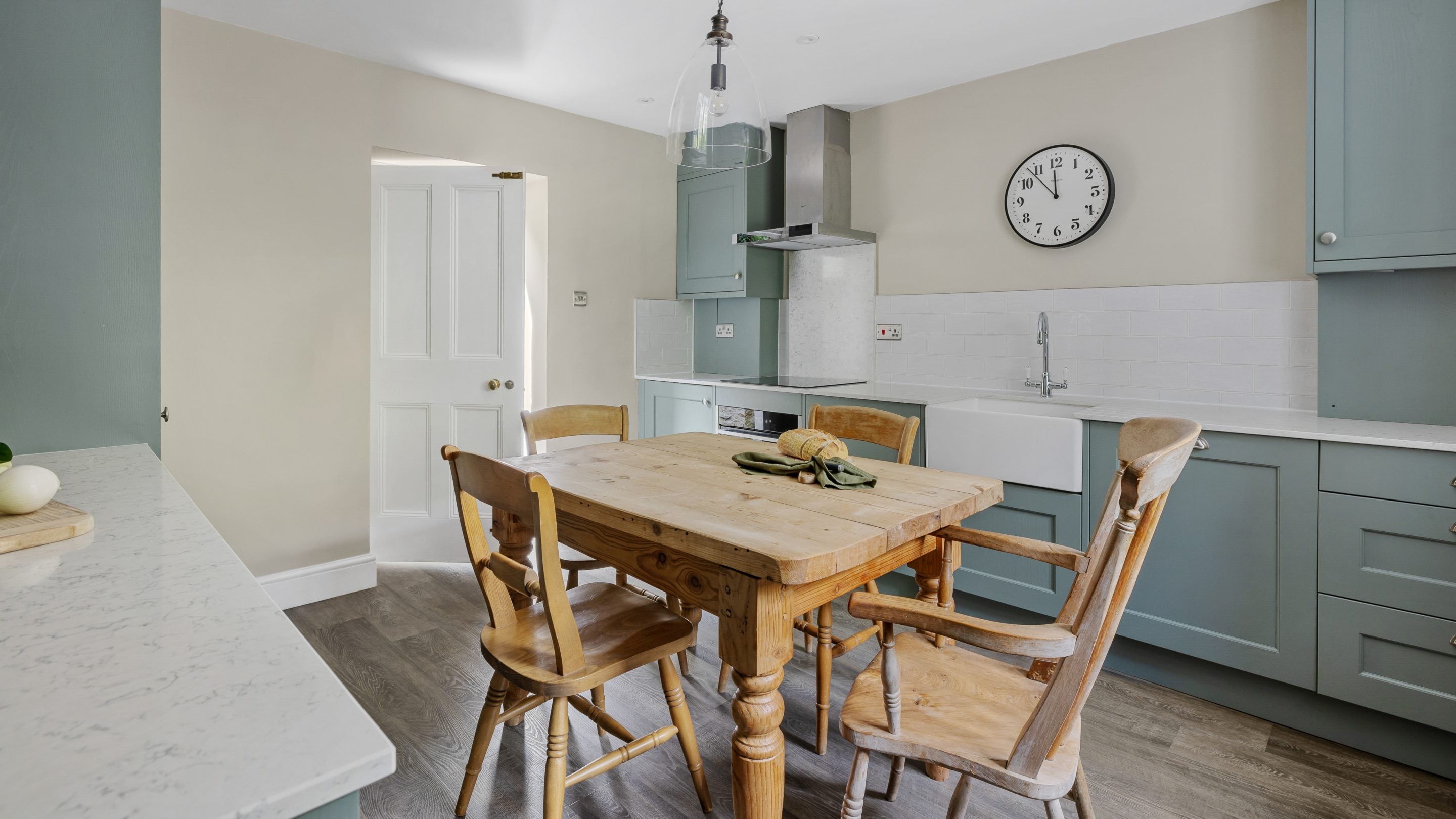 The kitchen at Helston Lodge, Cornwall