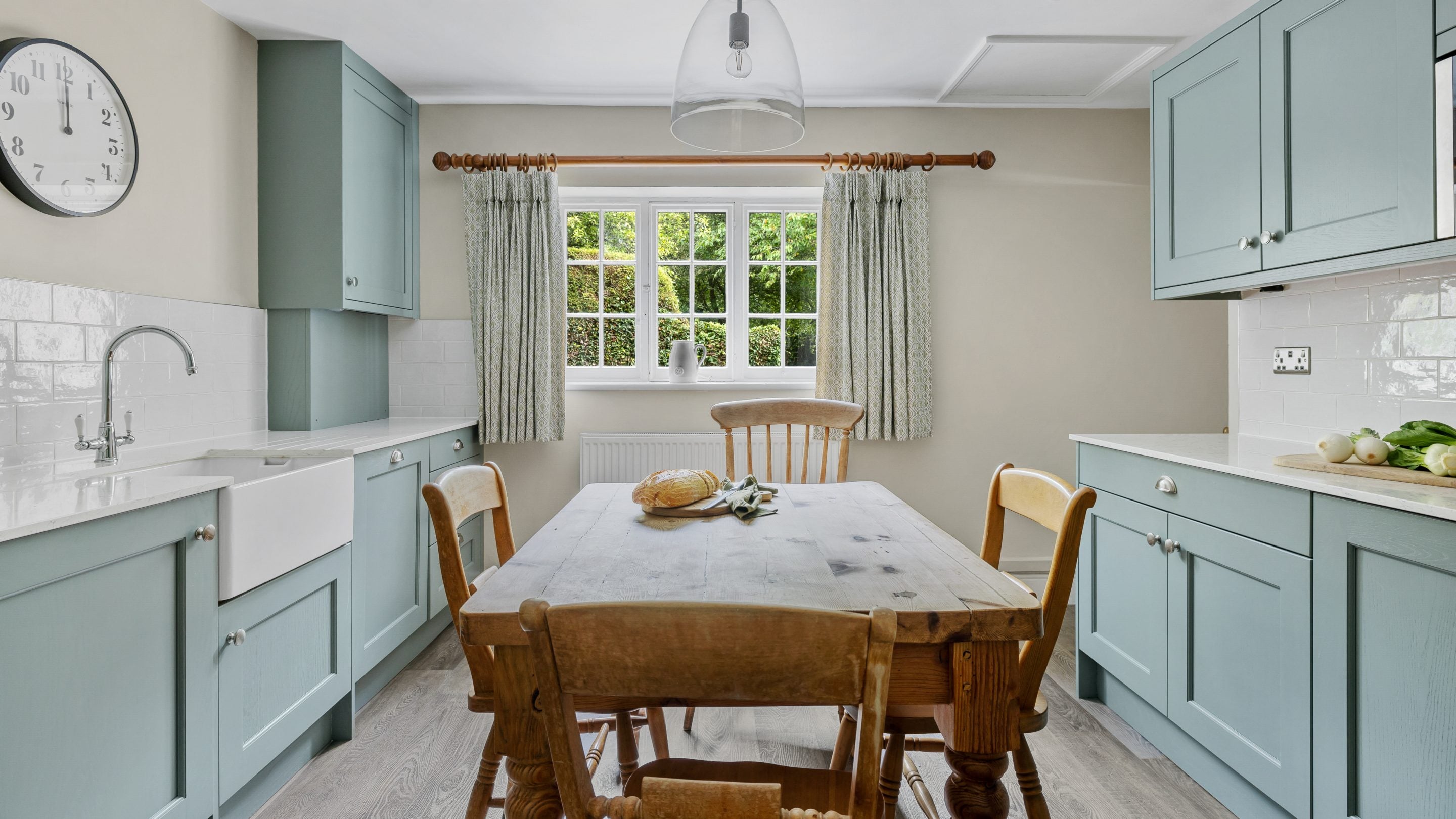 The kitchen at Helston Lodge, Cornwall