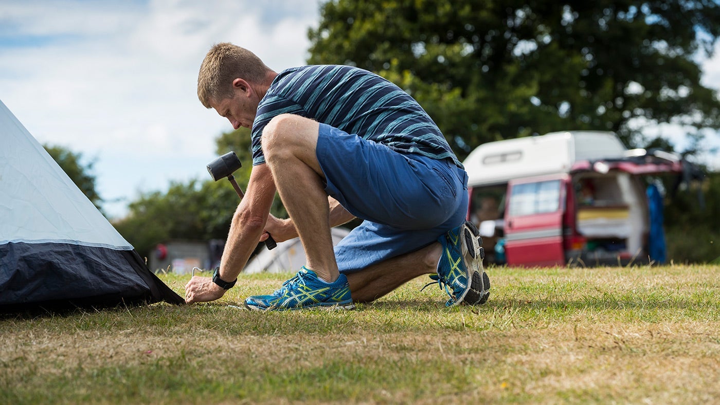 Highertown Farm campsite, Cornwall