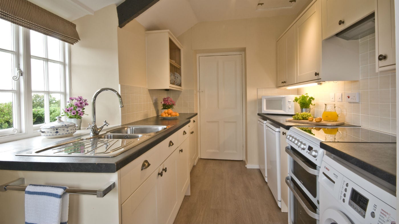 The kitchen at Old House, Lanteglos-by-Fowey, Cornwall