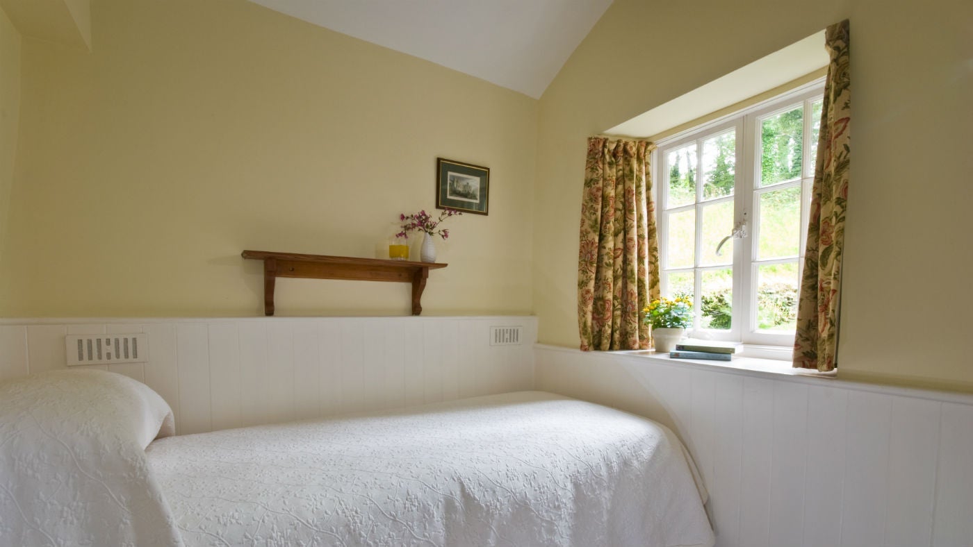 A single bedroom at Old House, Lanteglos-by-Fowey, Cornwall